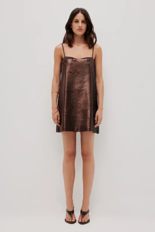 Saylor Sequin Mini Dress sold by Aje