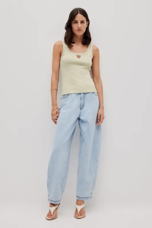 Cowrie Scoop Tank sold by Aje