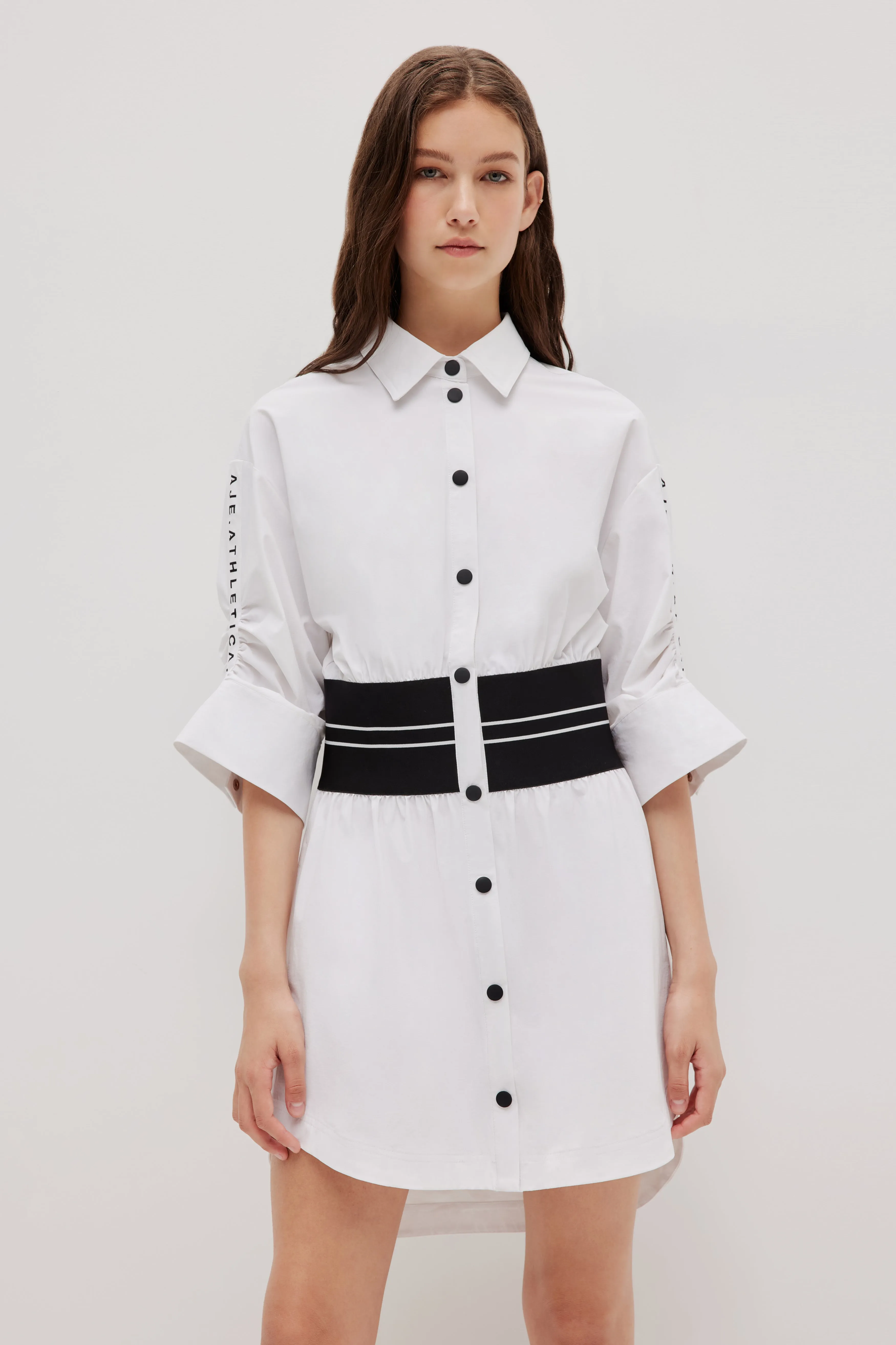 Rib Waist Shirt Dress 824 sold by Aje product image thumbnail 2