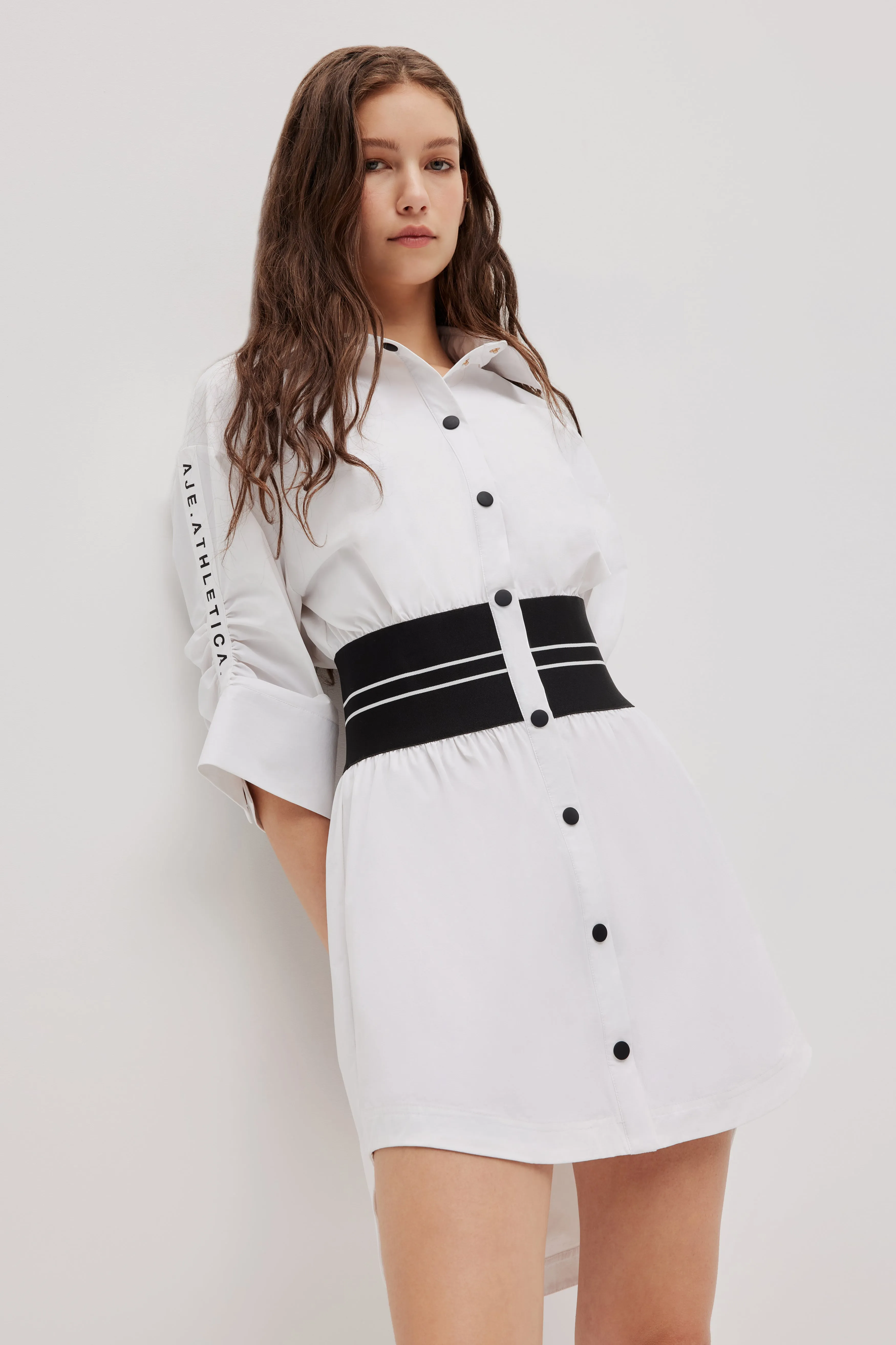 Rib Waist Shirt Dress 824 sold by Aje product image thumbnail 5