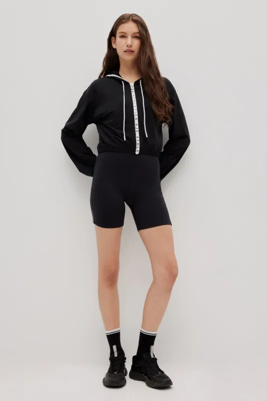 Crop Hood Spray Jacket 716 made by Aje