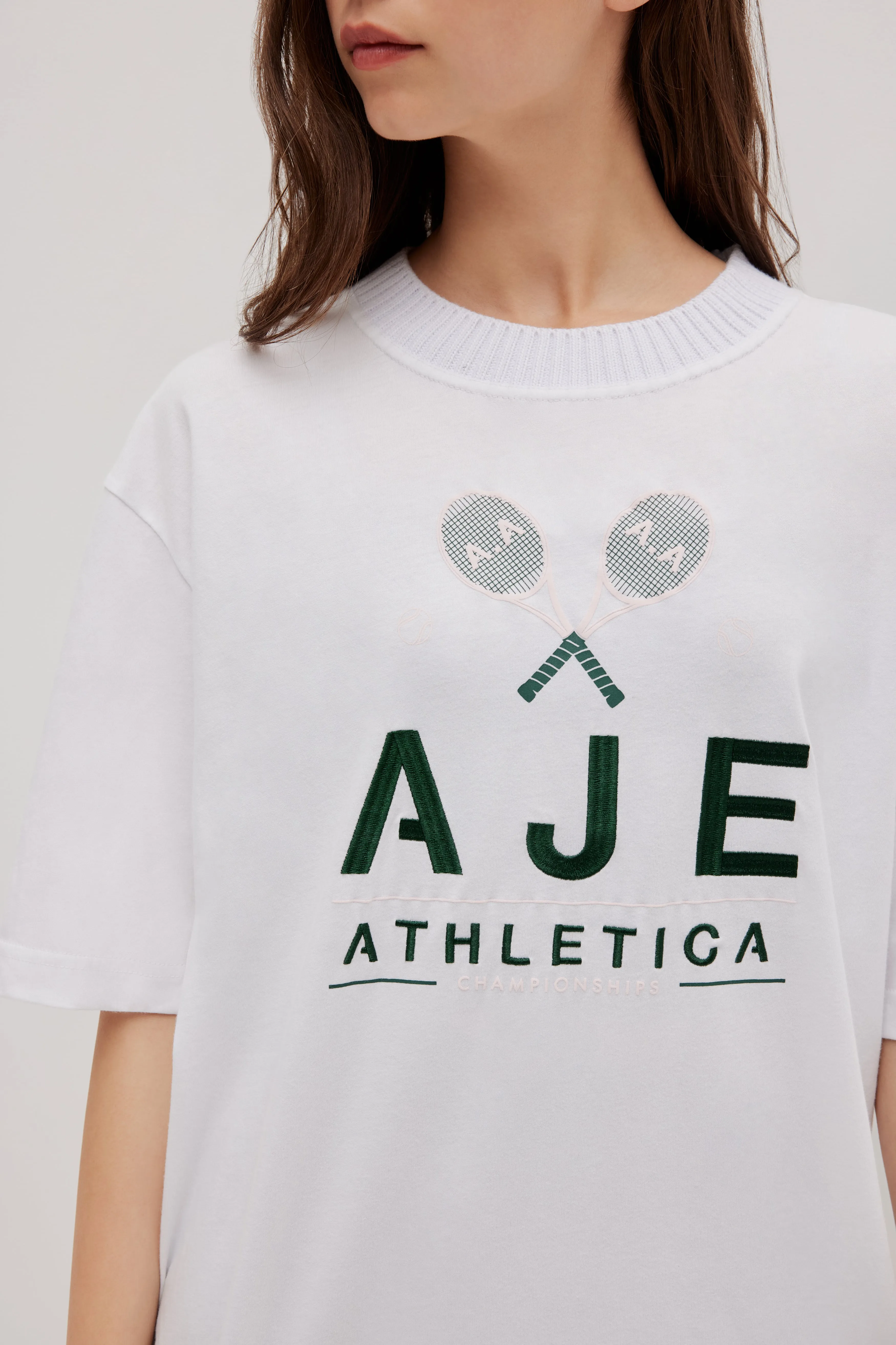 Courts Logo Tee 102 sold by Aje product image thumbnail 4