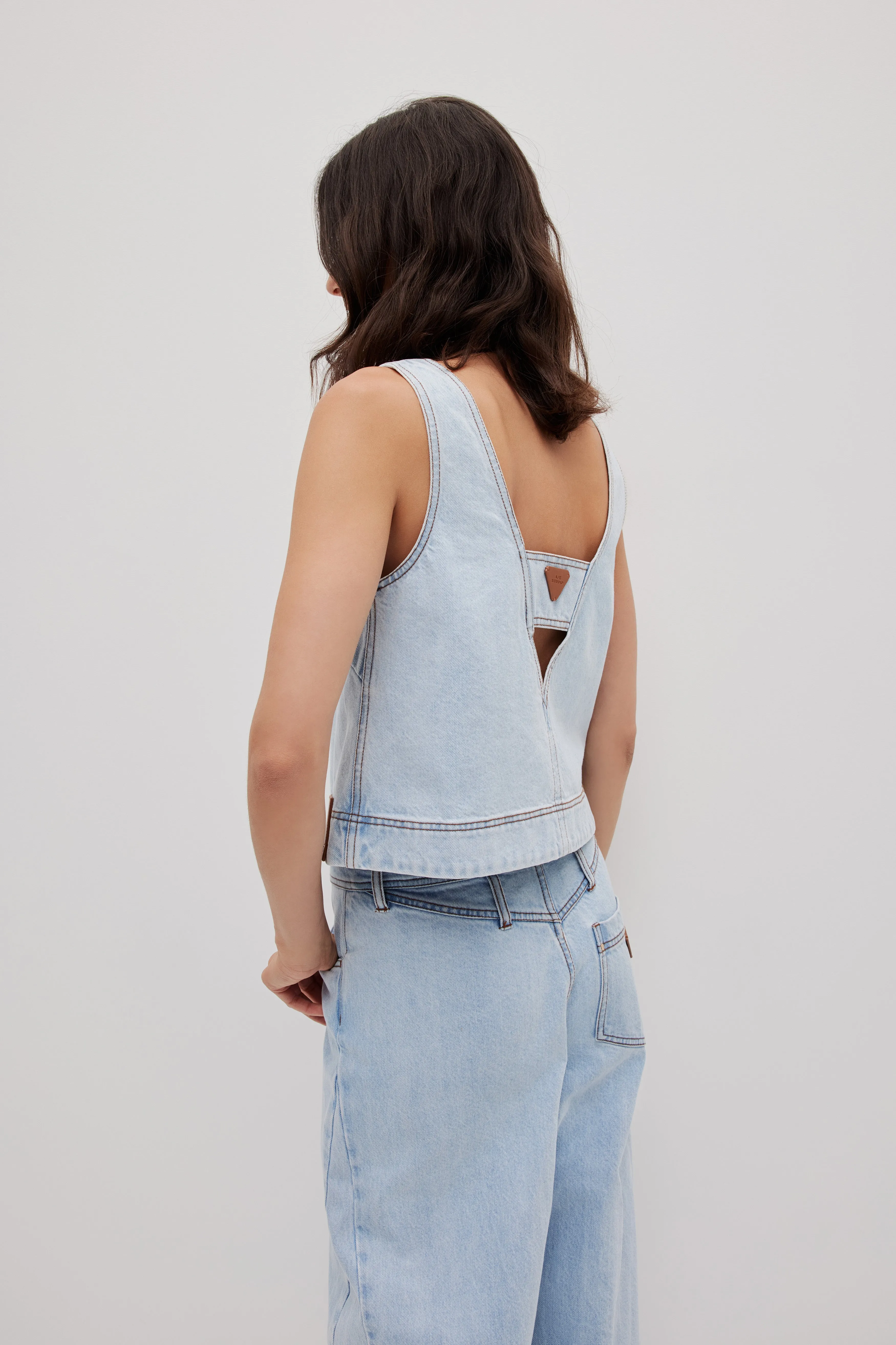 Zella Denim Top sold by Aje product image thumbnail 5