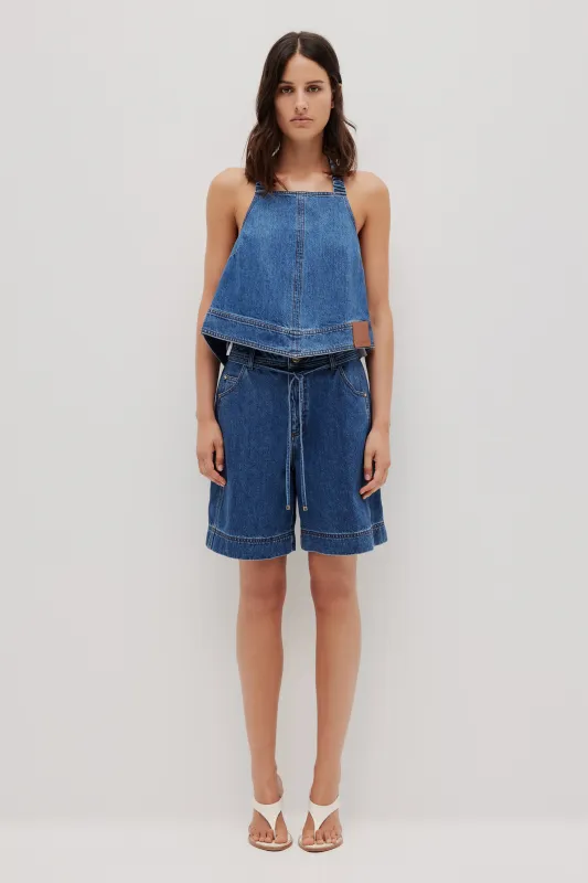Zella Denim Halter sold by Aje