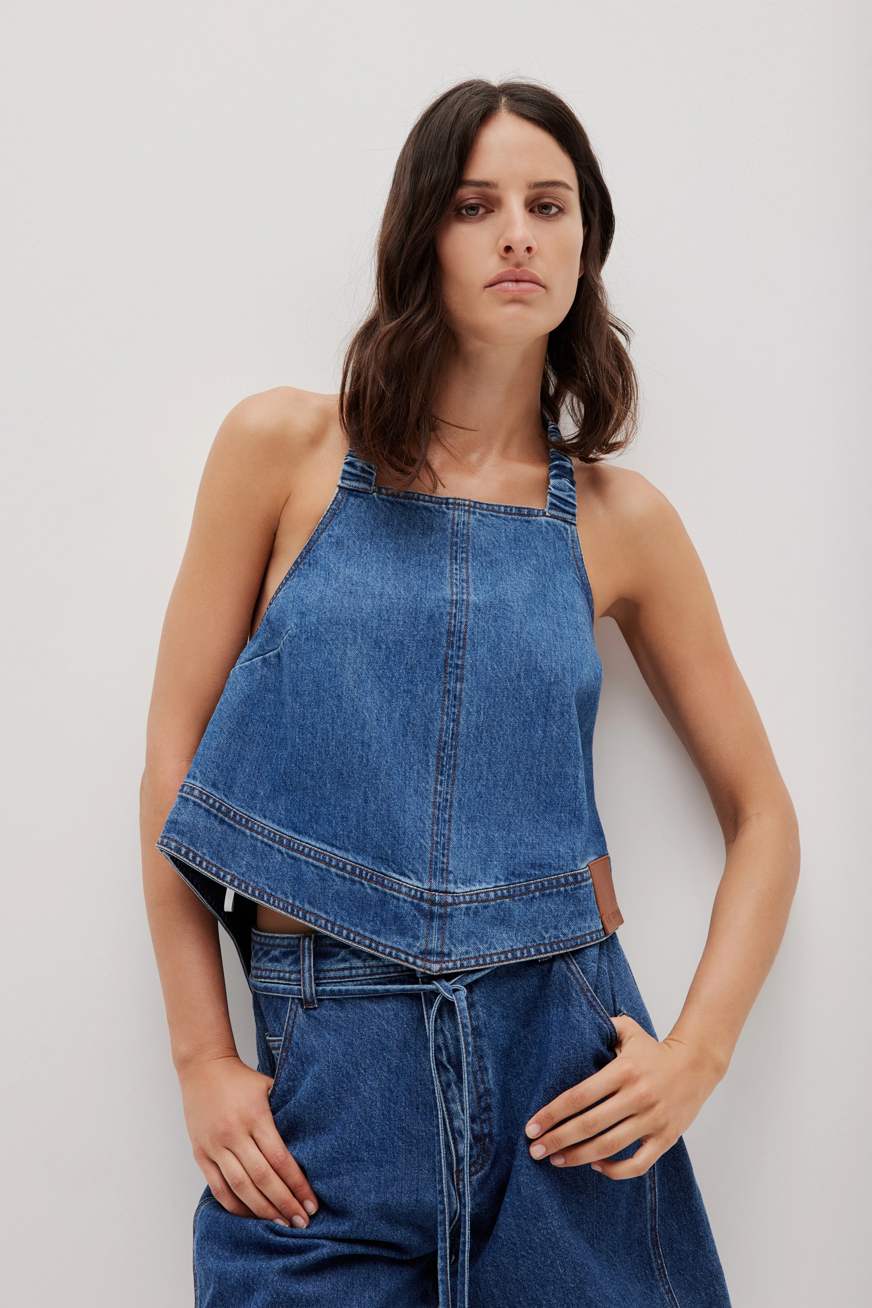 Zella Denim Halter sold by Aje product image thumbnail 4