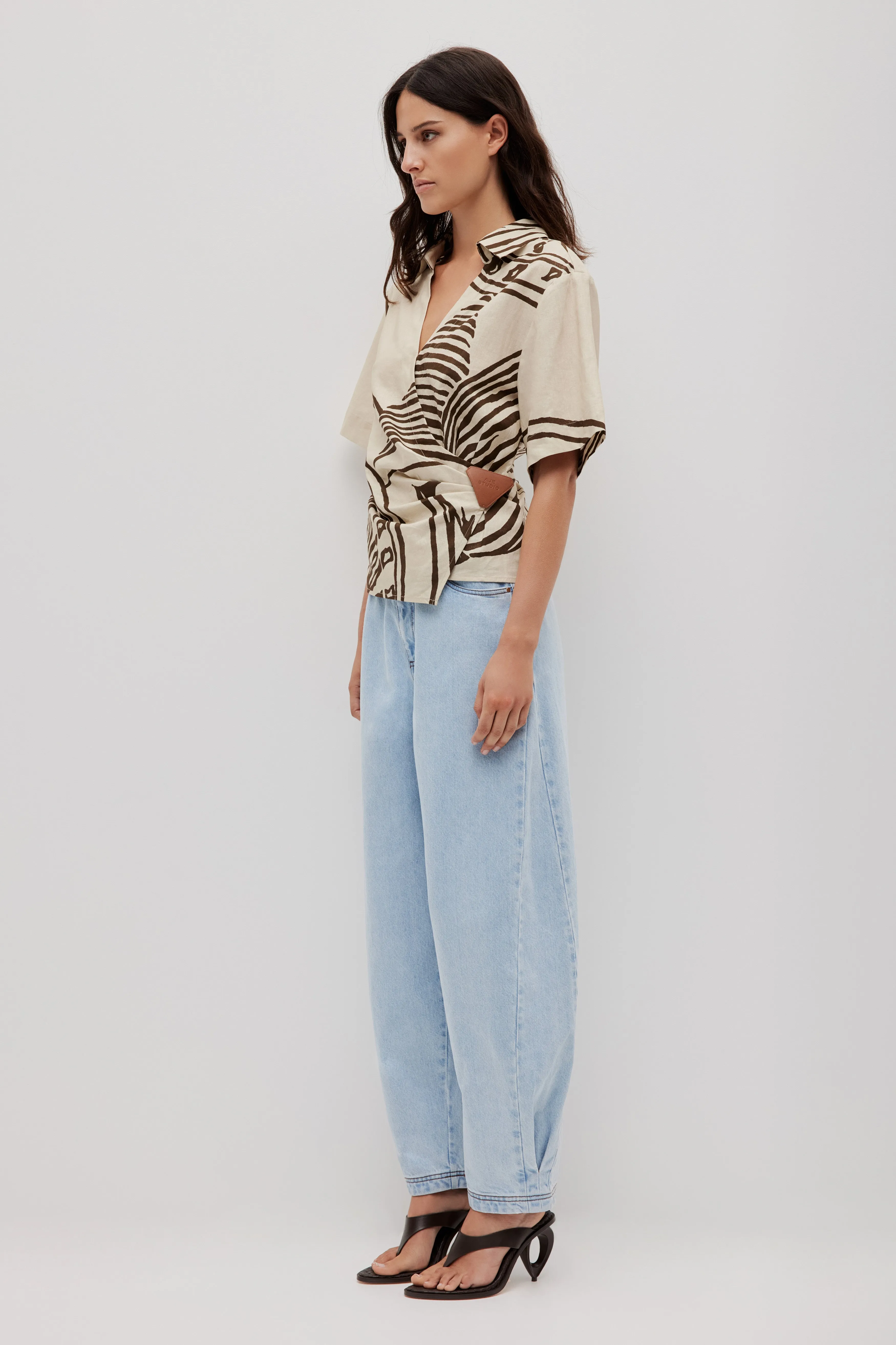Sable Wrap Shirt sold by Aje product image thumbnail 3