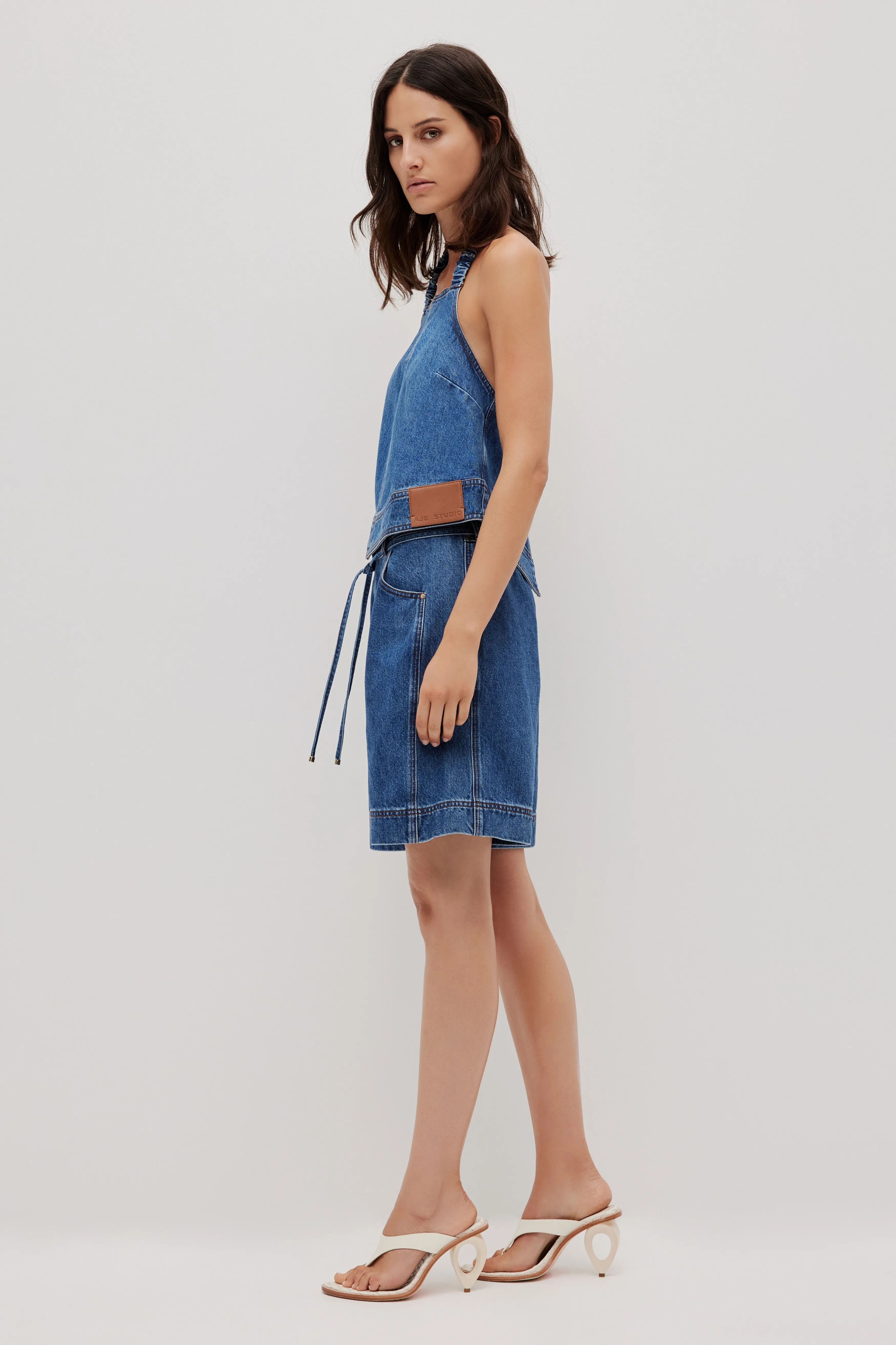 Zella Denim Short sold by Aje