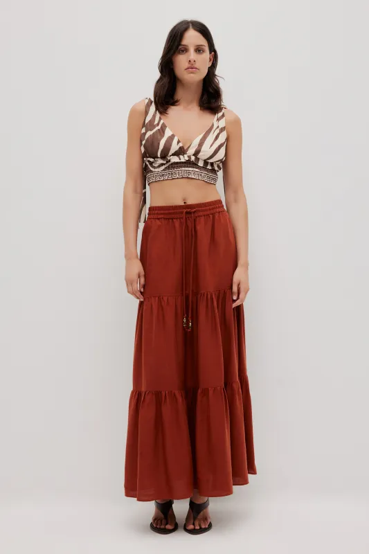 Renley Maxi Skirt sold by Aje