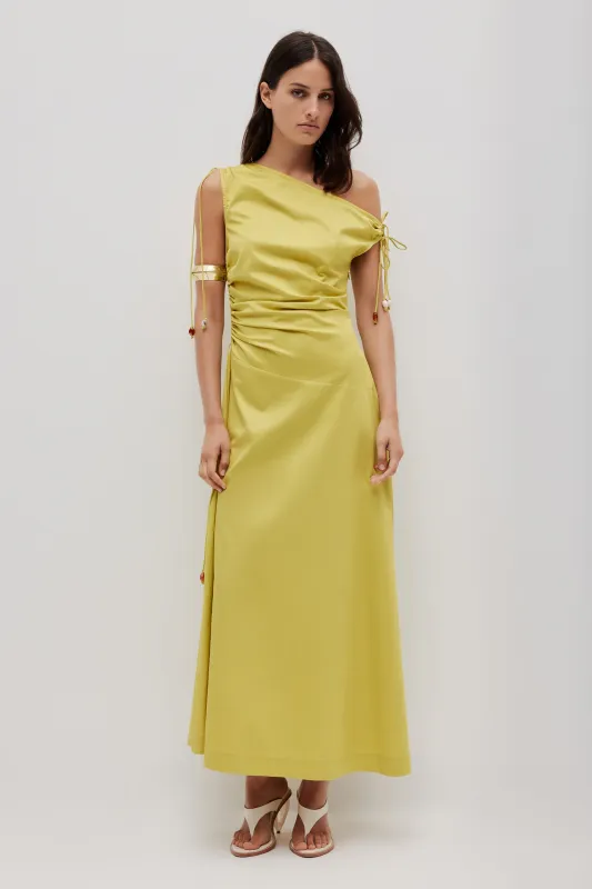 Laure Off Shoulder Maxi Dress sold by Aje