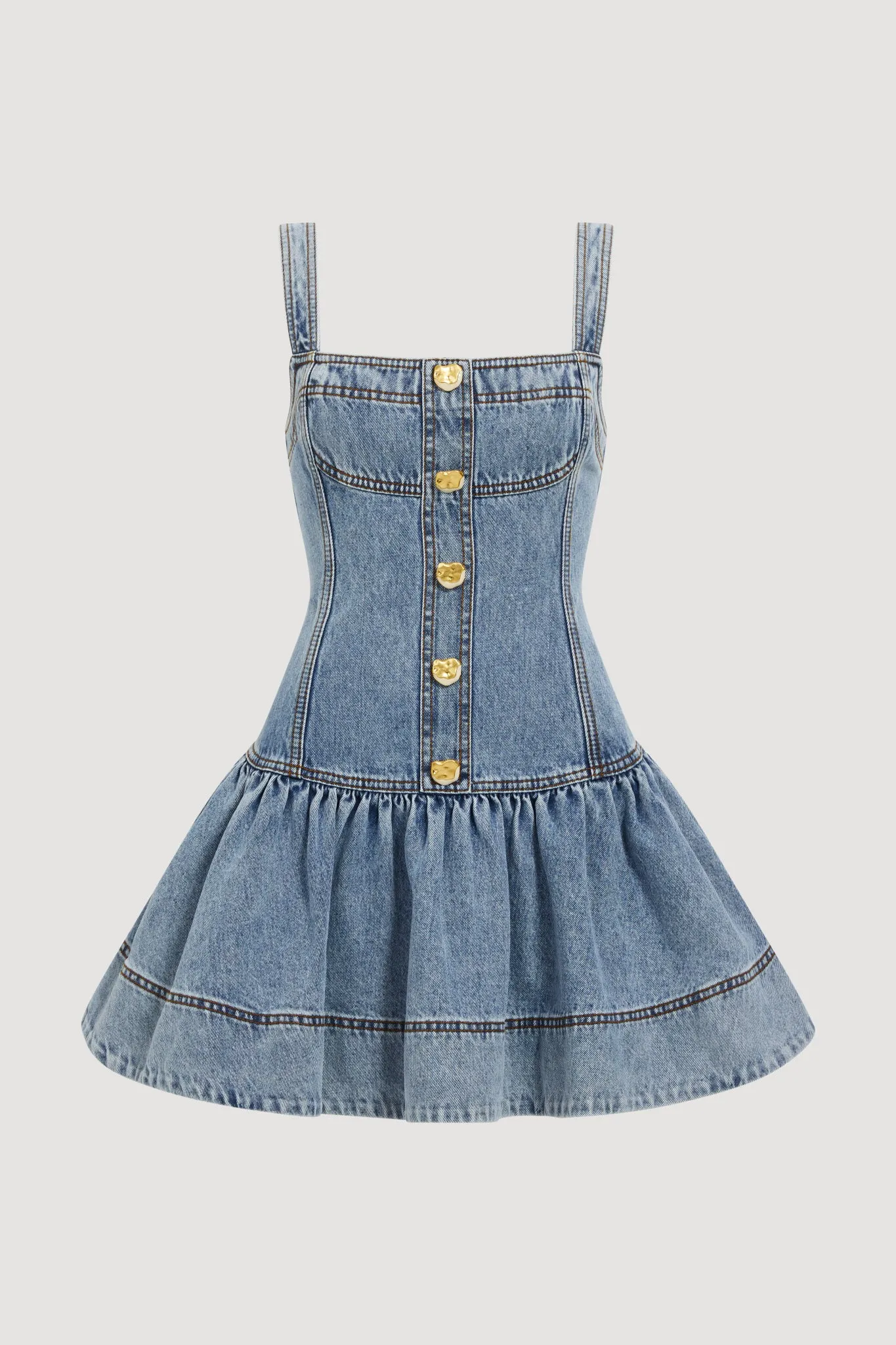 Birch Denim Mini Dress sold by Aje product image thumbnail 2