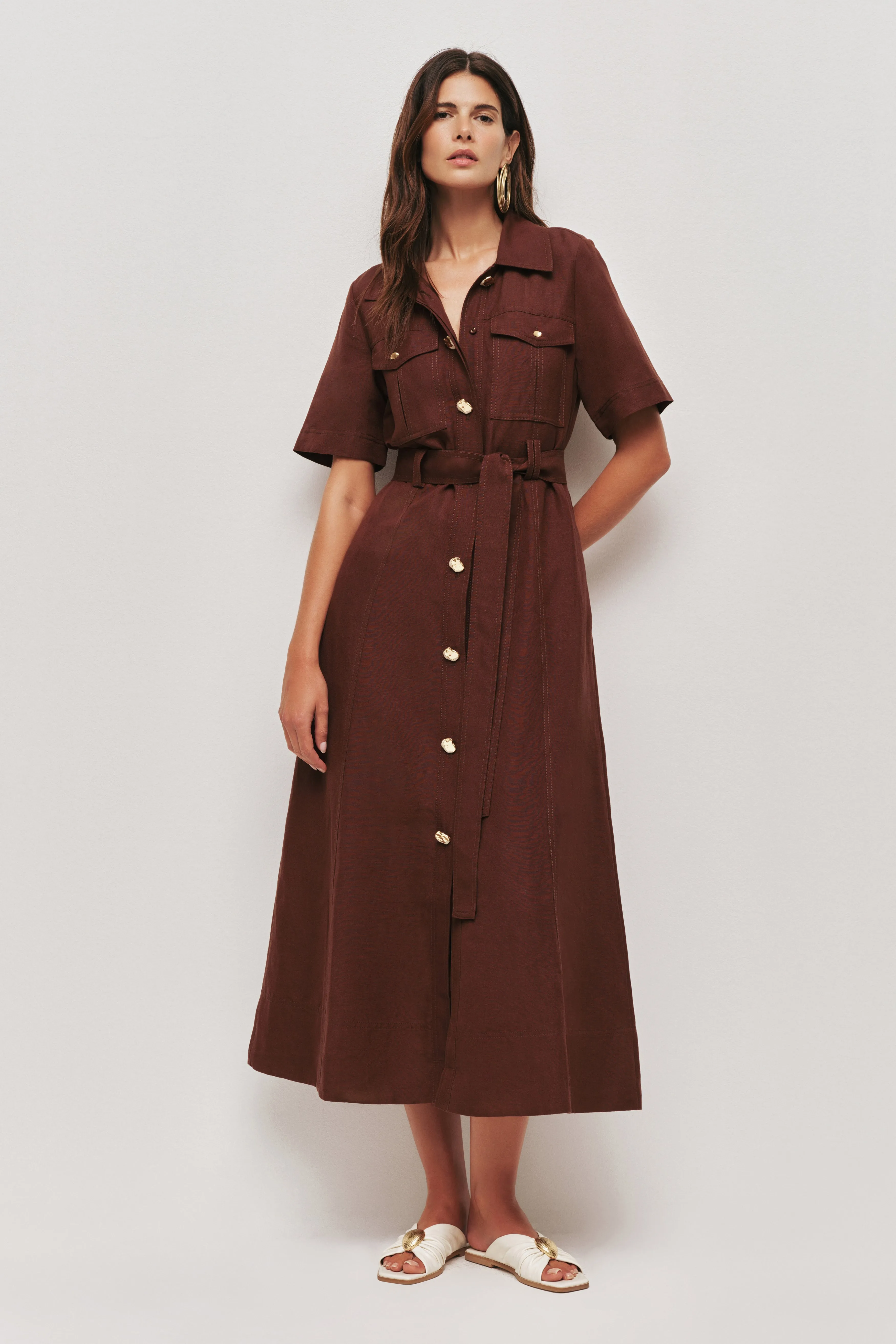 Manon Midi Dress sold by Aje