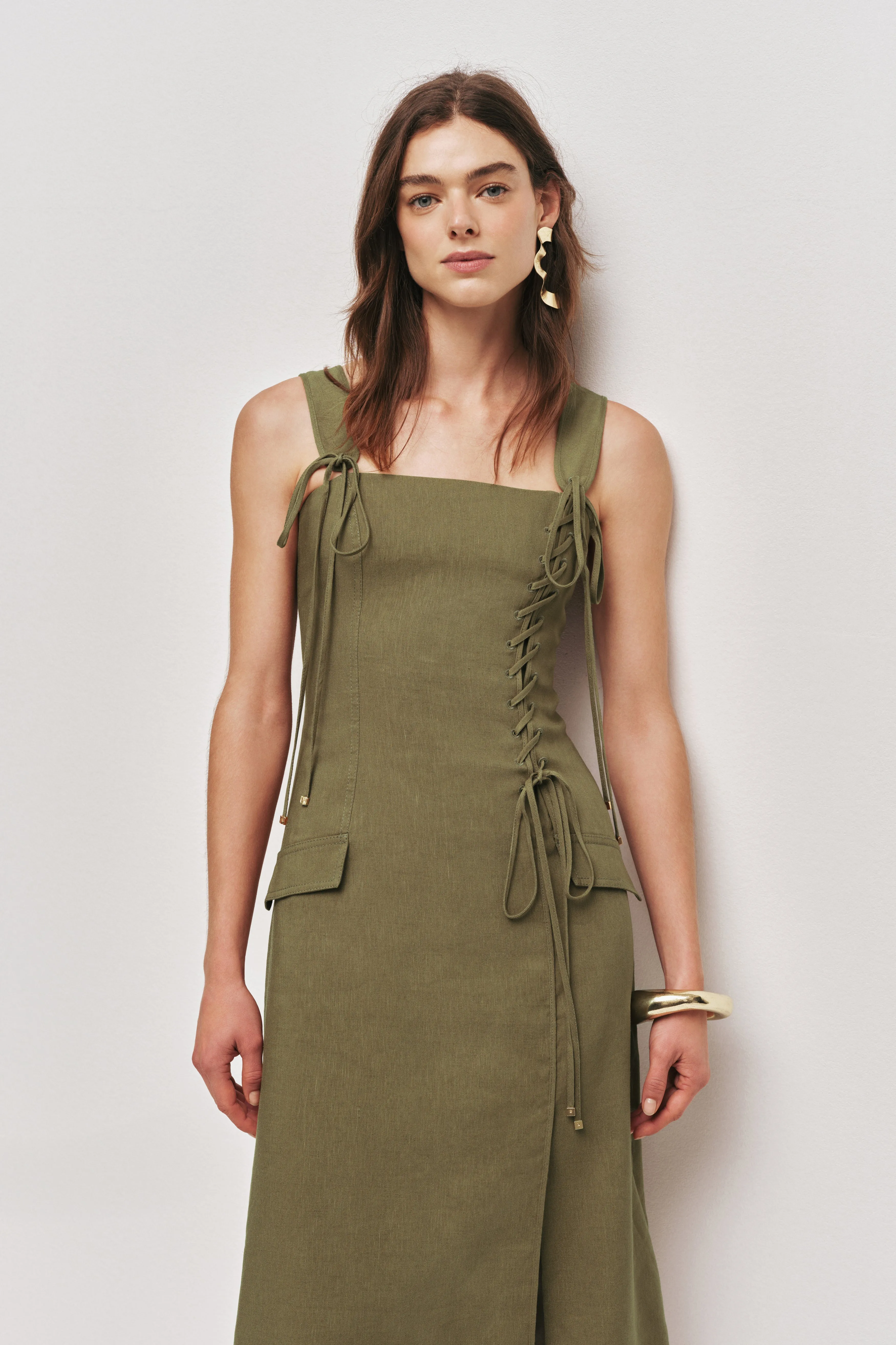 Solene Midi Dress sold by Aje product image thumbnail 3