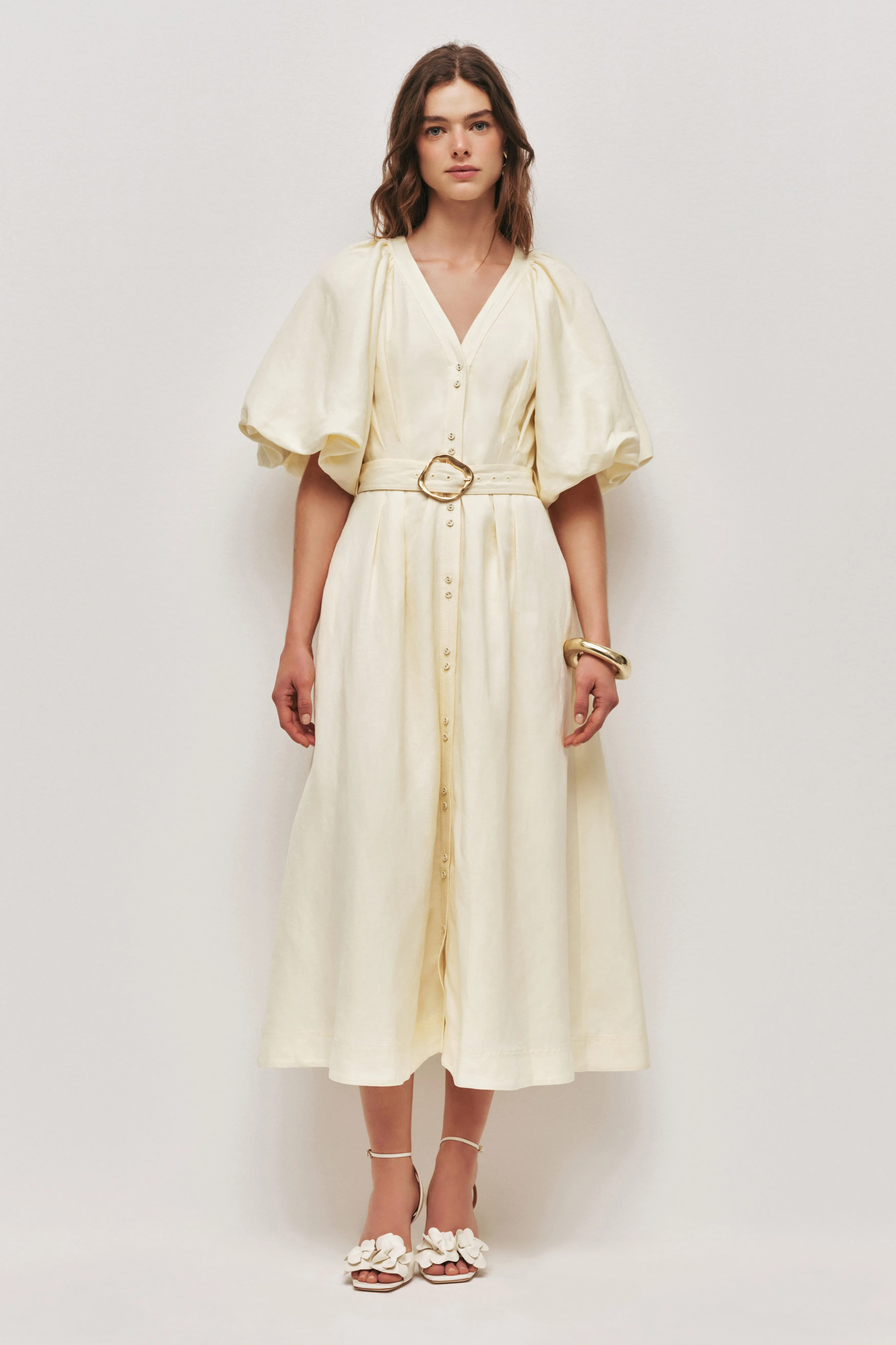 Portrait Midi Dress sold by Aje