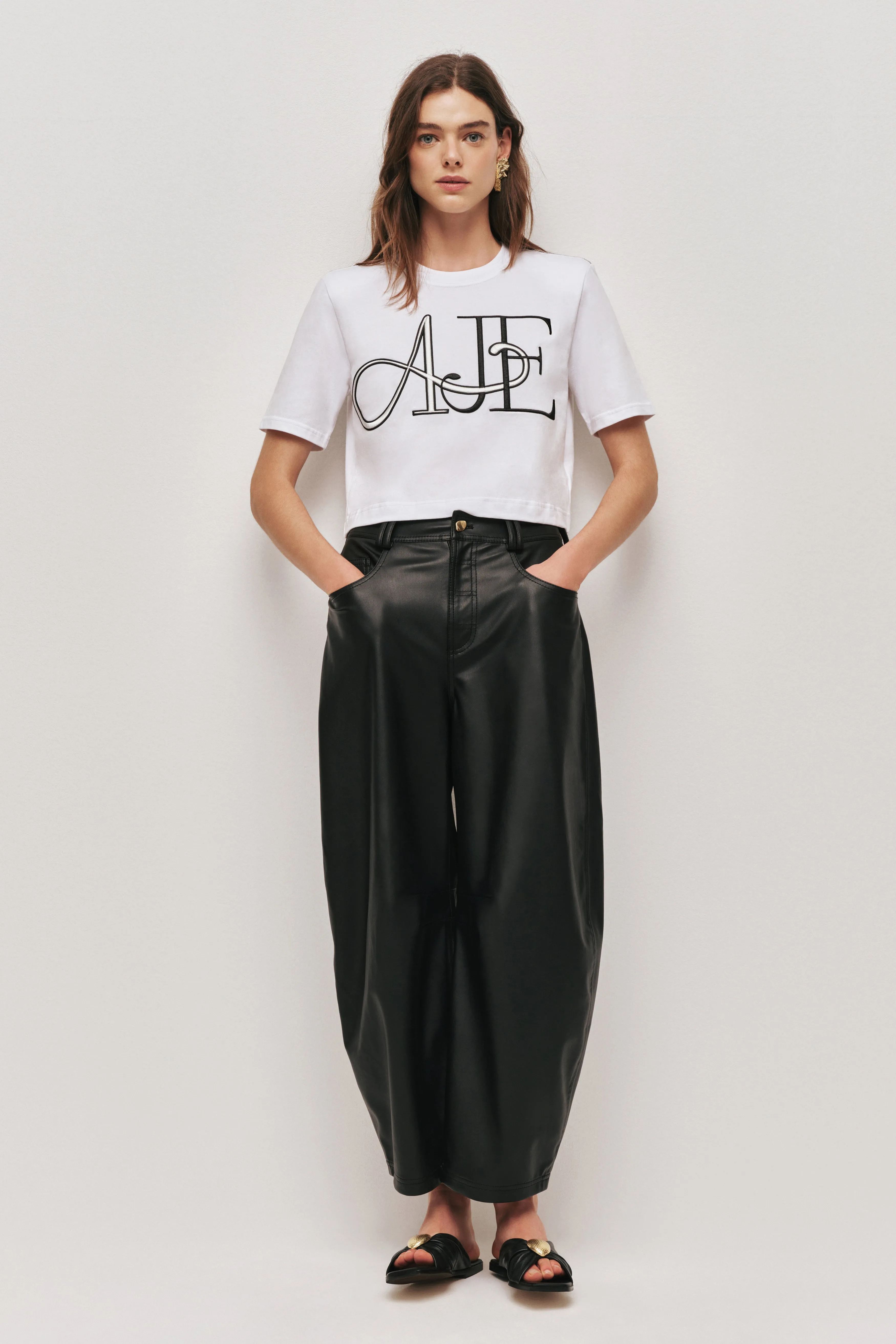 Alix Cropped Tee sold by Aje