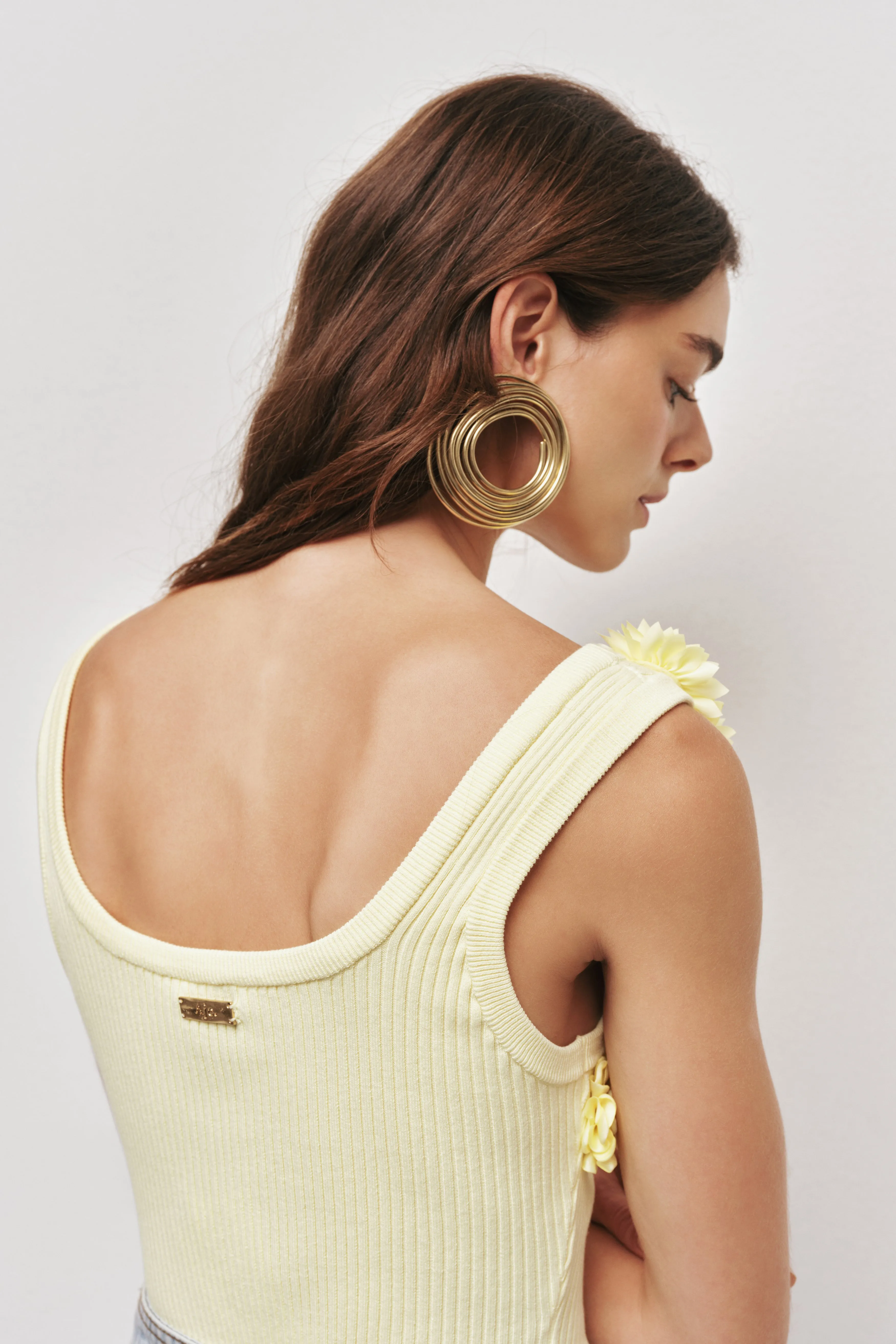 Emmy Flower Knit Tank sold by Aje product image thumbnail 4