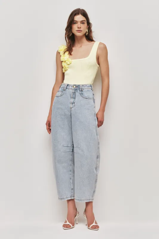 Emmy Flower Knit Tank sold by Aje