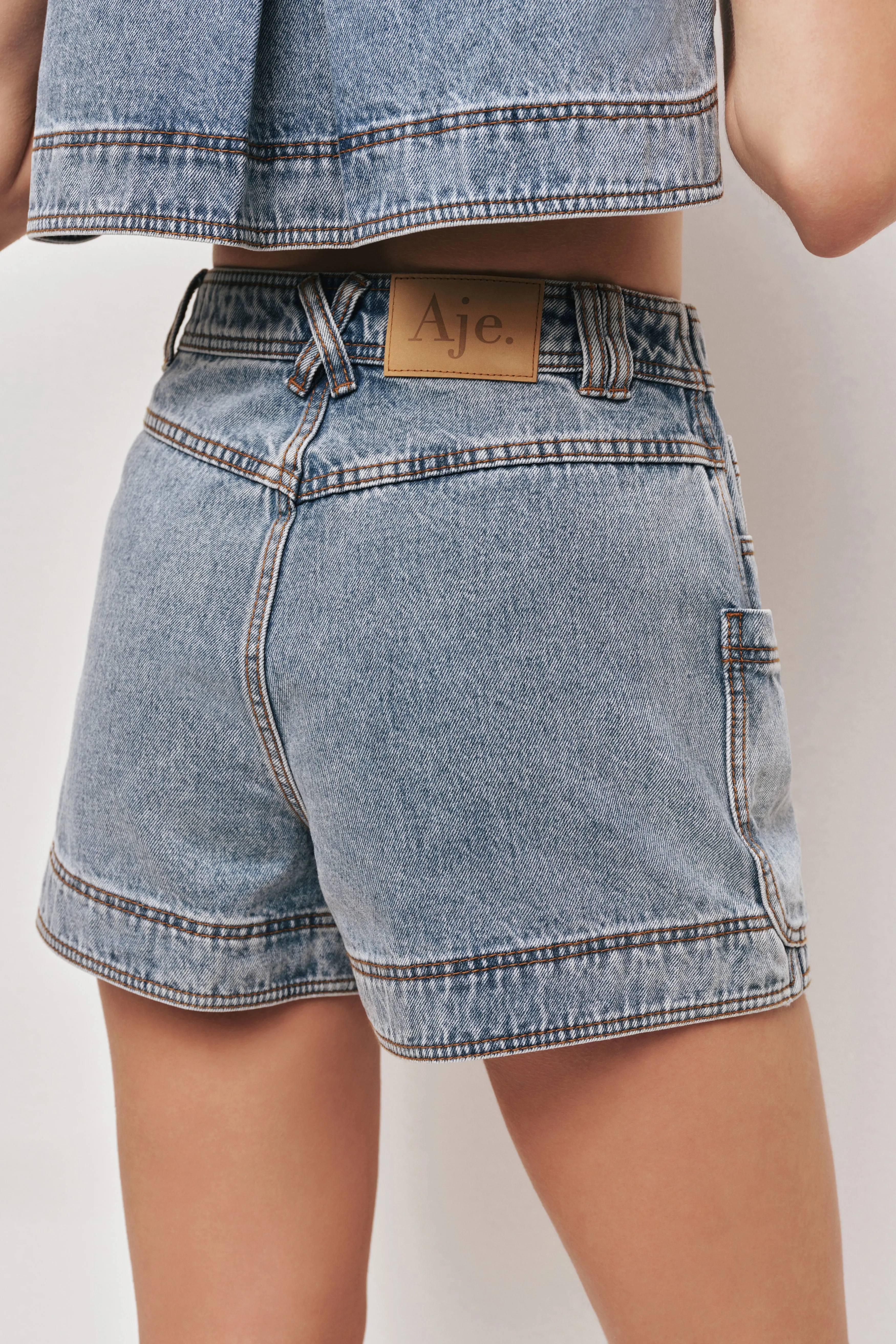 Birch Denim Skort sold by Aje product image thumbnail 4