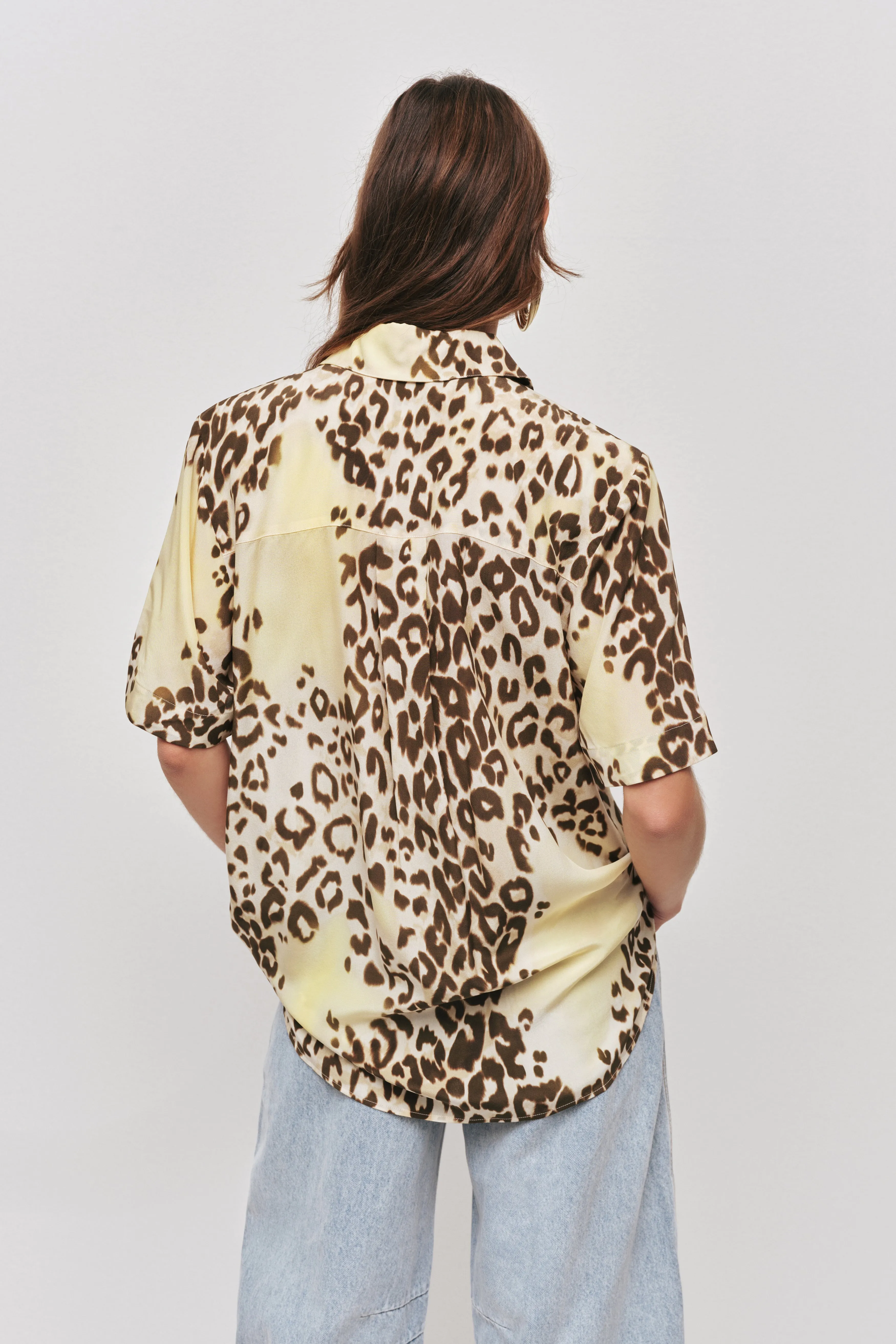 Atomic Short Sleeve Silk Shirt sold by Aje product image thumbnail 5