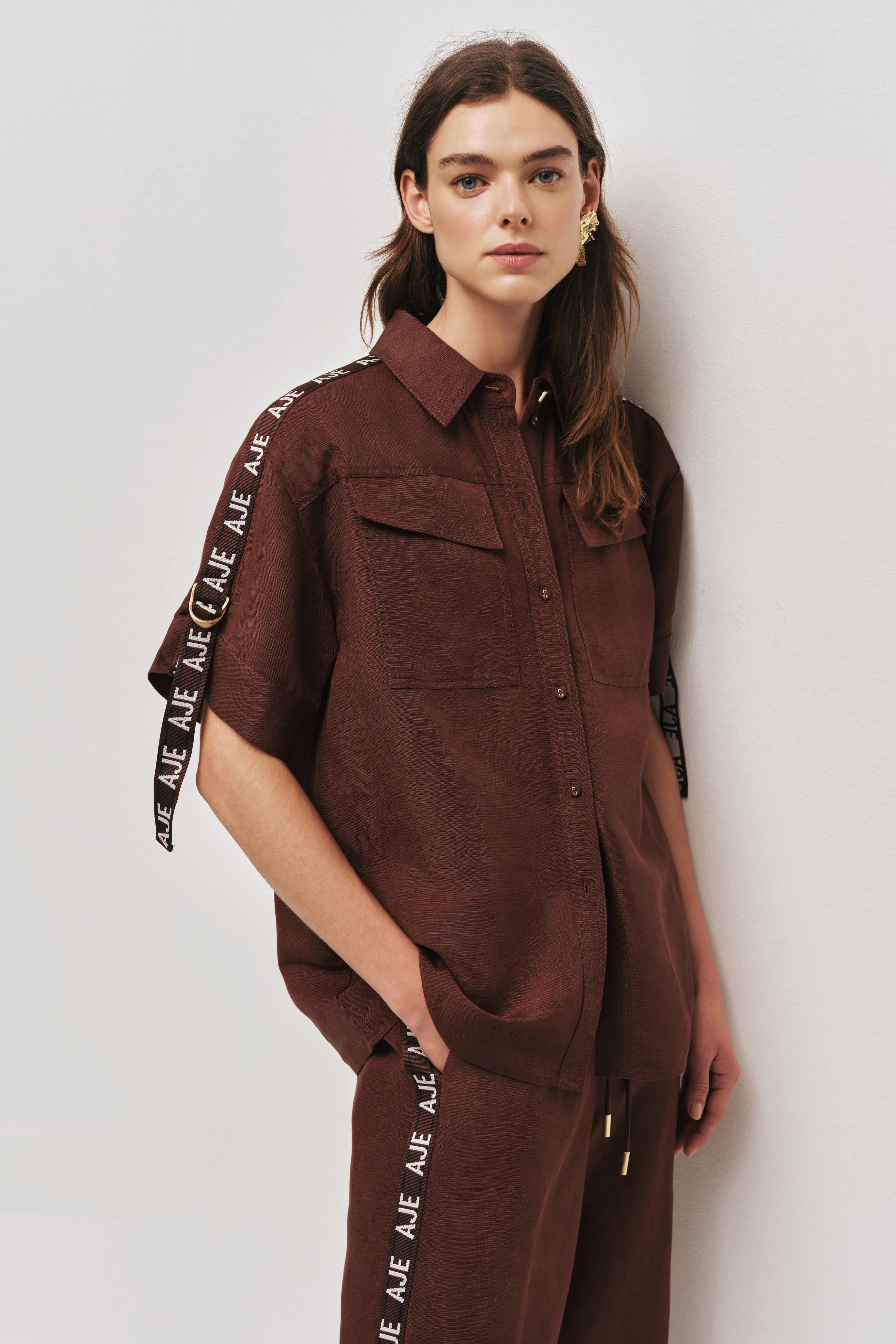 Imogen Logo Shirt sold by Aje product image thumbnail 3