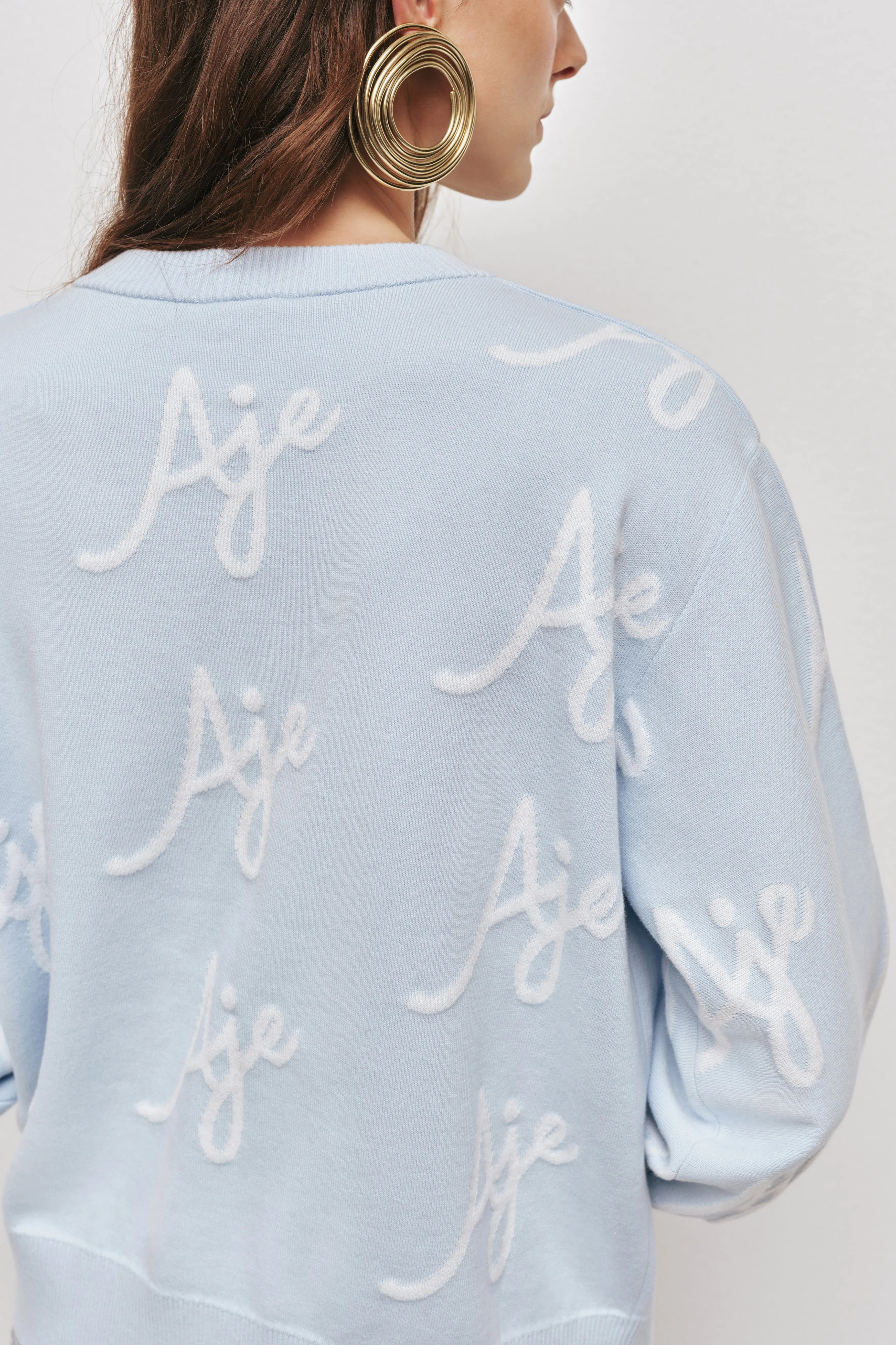 Liza Logo Knit Jumper sold by Aje product image thumbnail 3