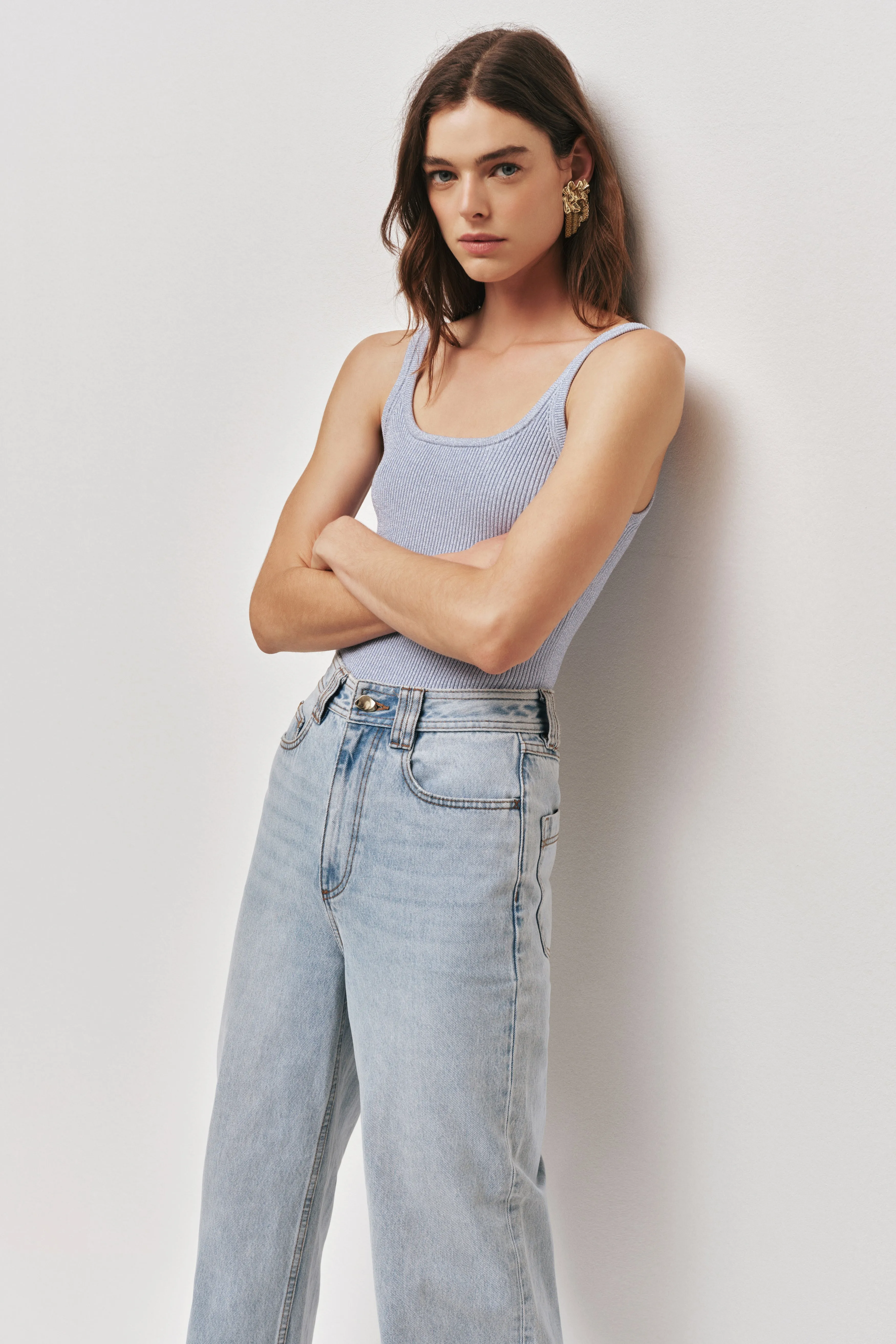 Breeze Knit Tank sold by Aje product image thumbnail 4