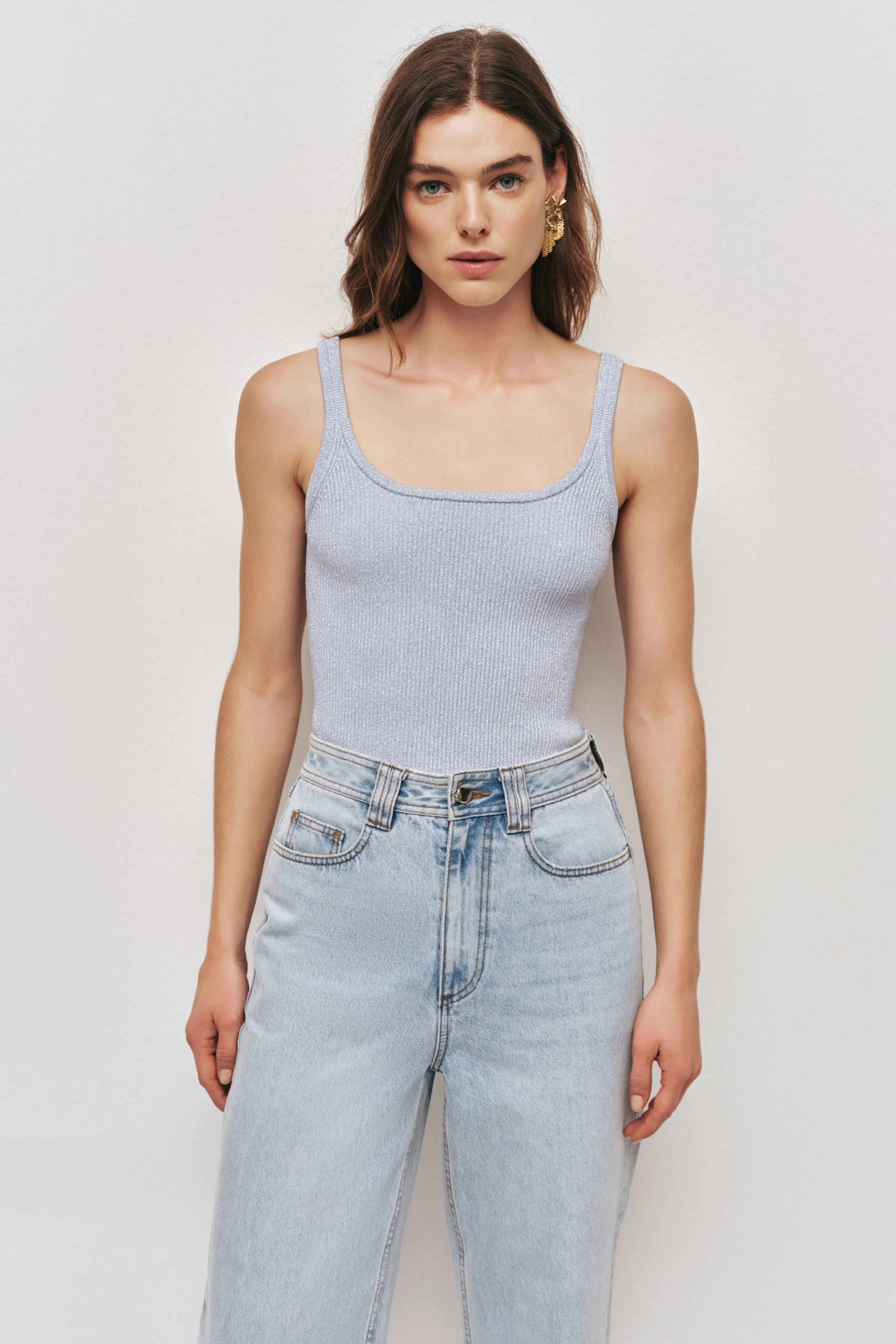 Breeze Knit Tank sold by Aje product image thumbnail 3