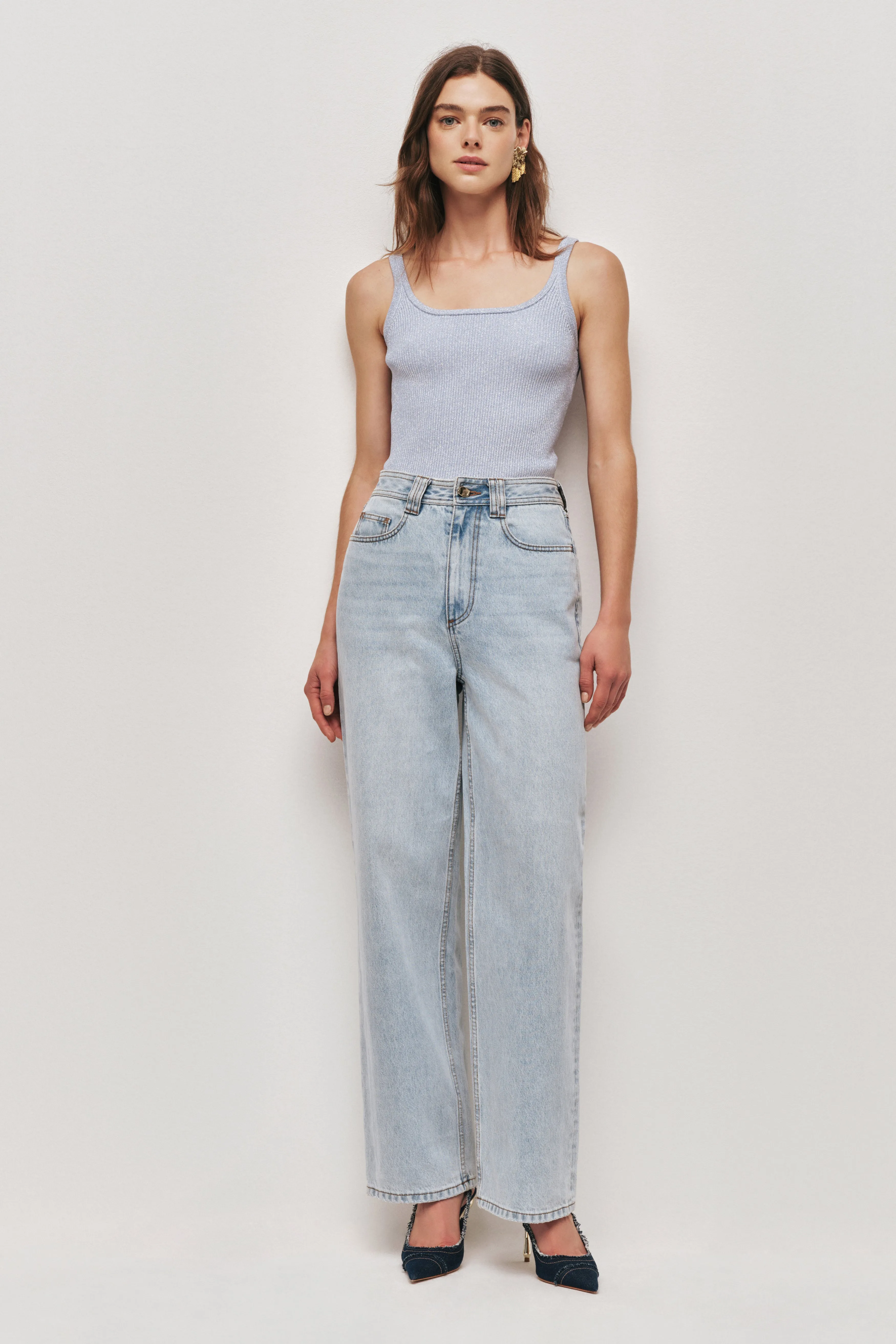 Breeze Knit Tank sold by Aje