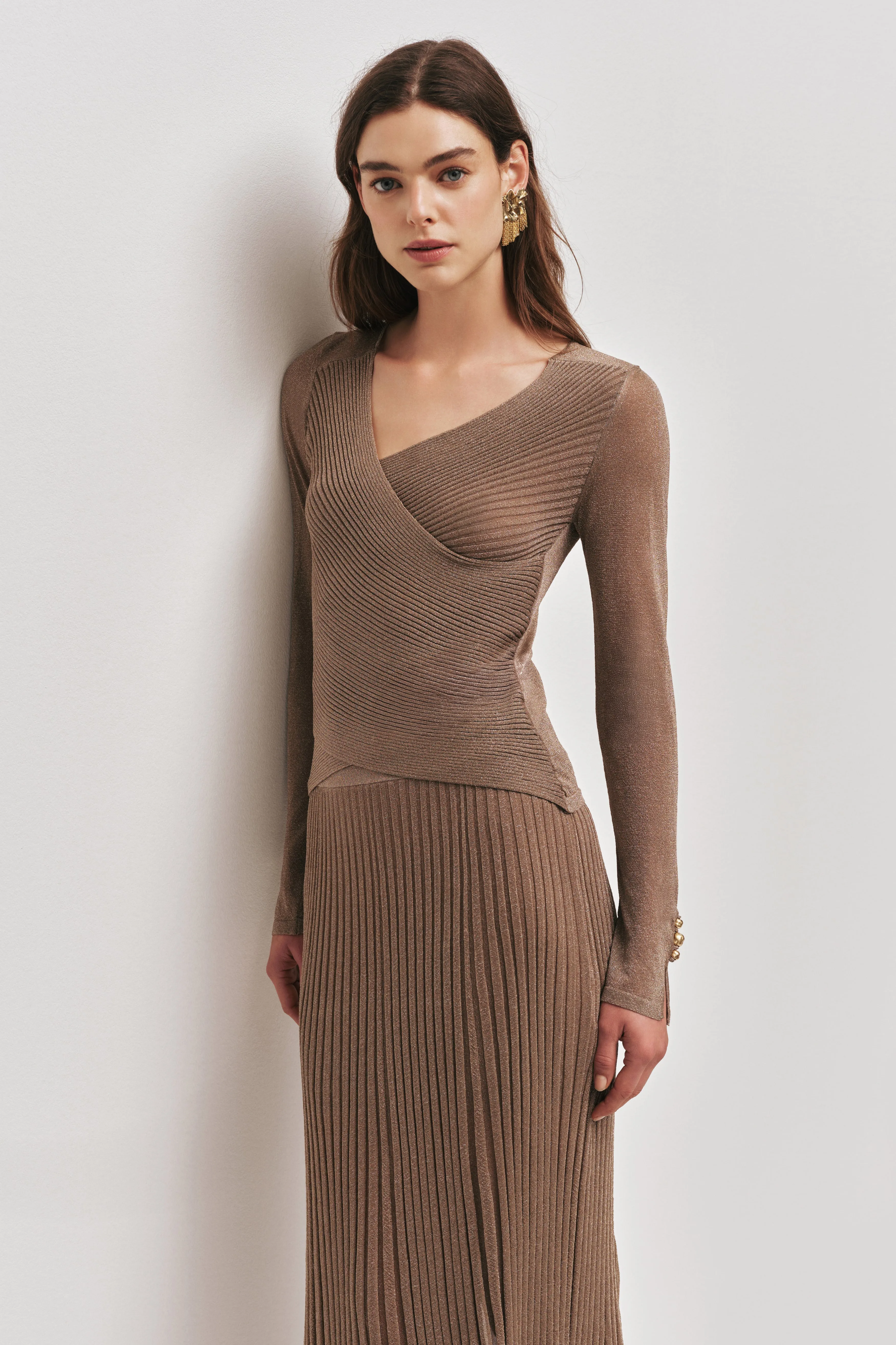 Classique Knit Midi Skirt sold by Aje product image thumbnail 3