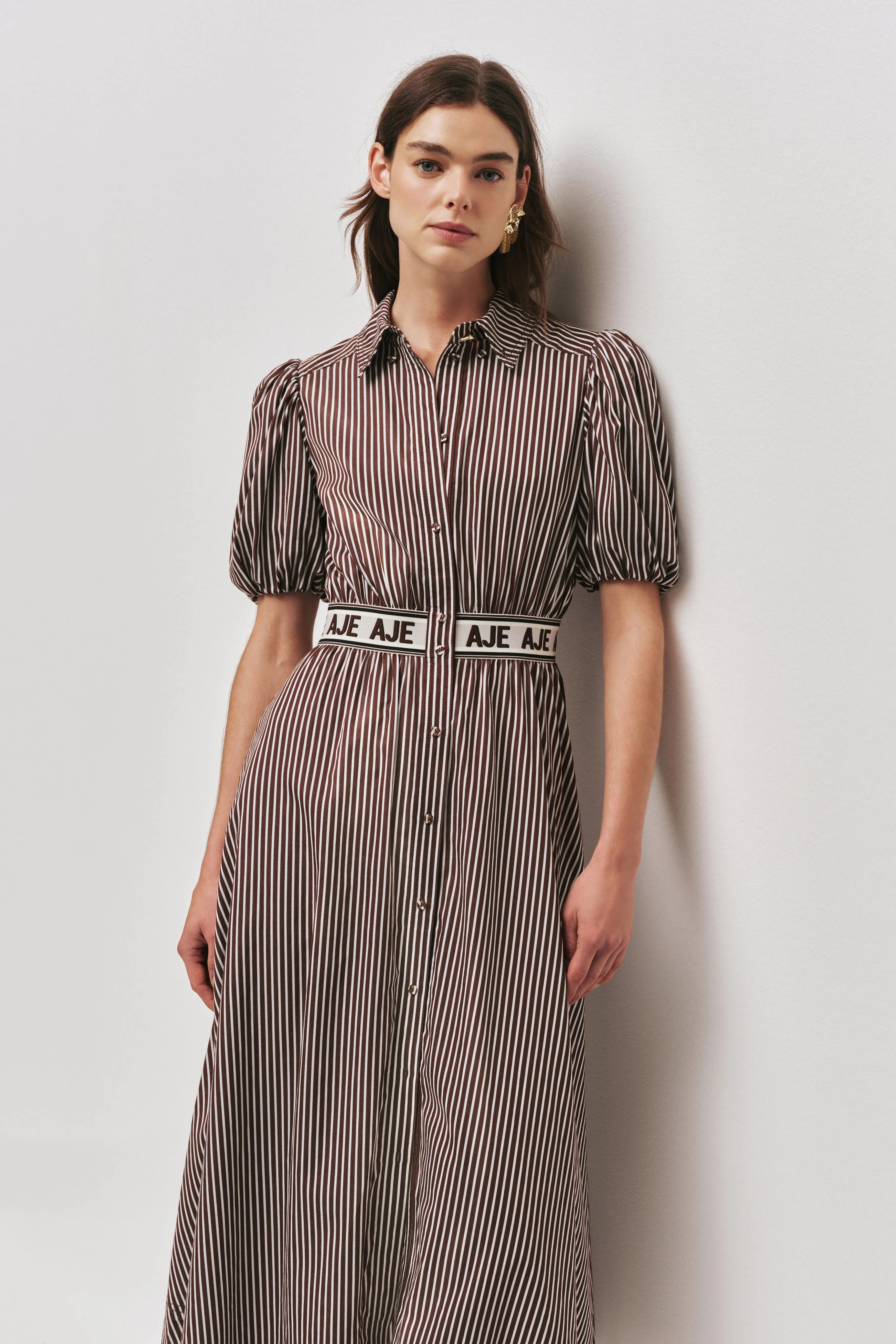 Harling Logo Midi Dress sold by Aje product image thumbnail 3