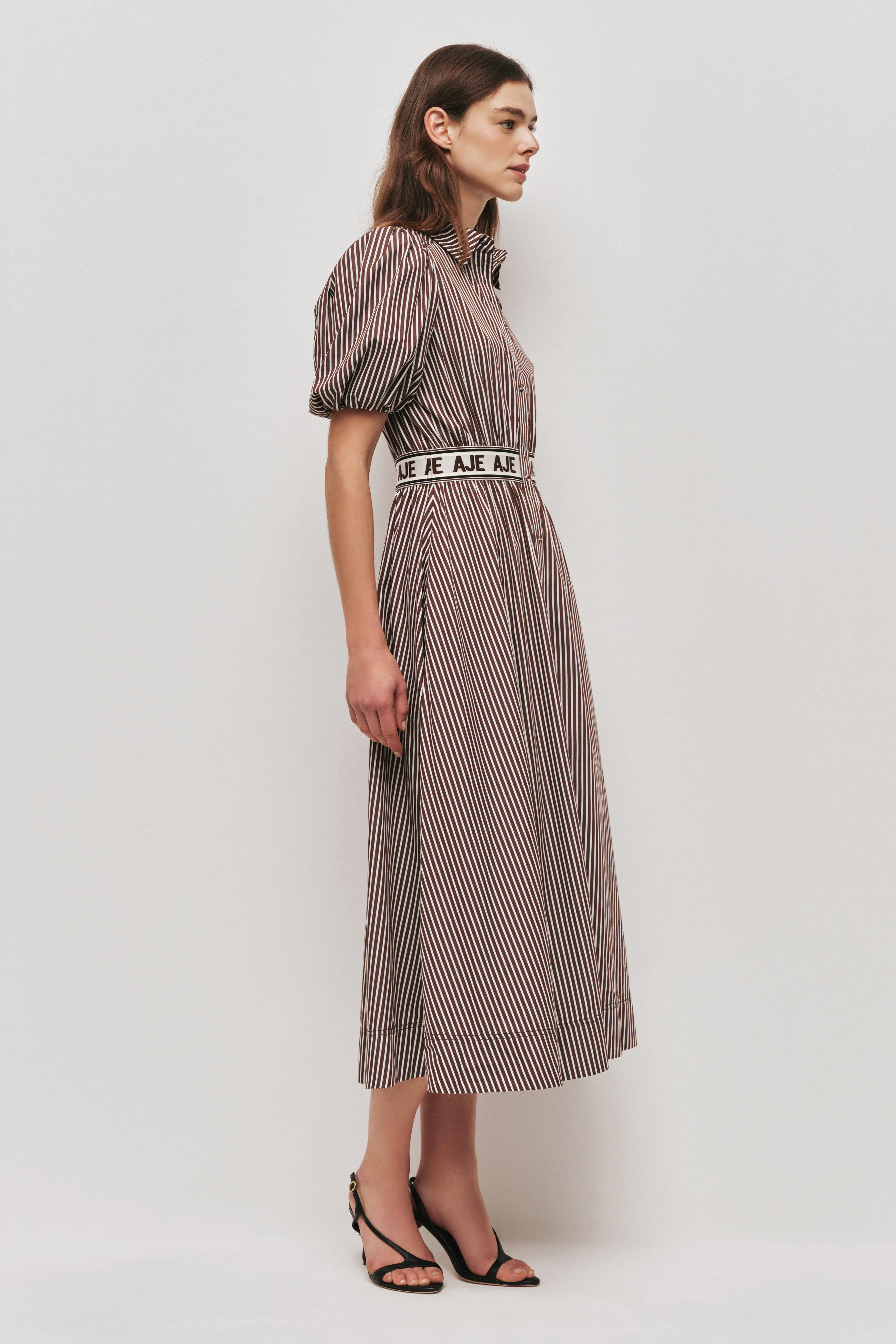 Harling Logo Midi Dress sold by Aje product image thumbnail 4