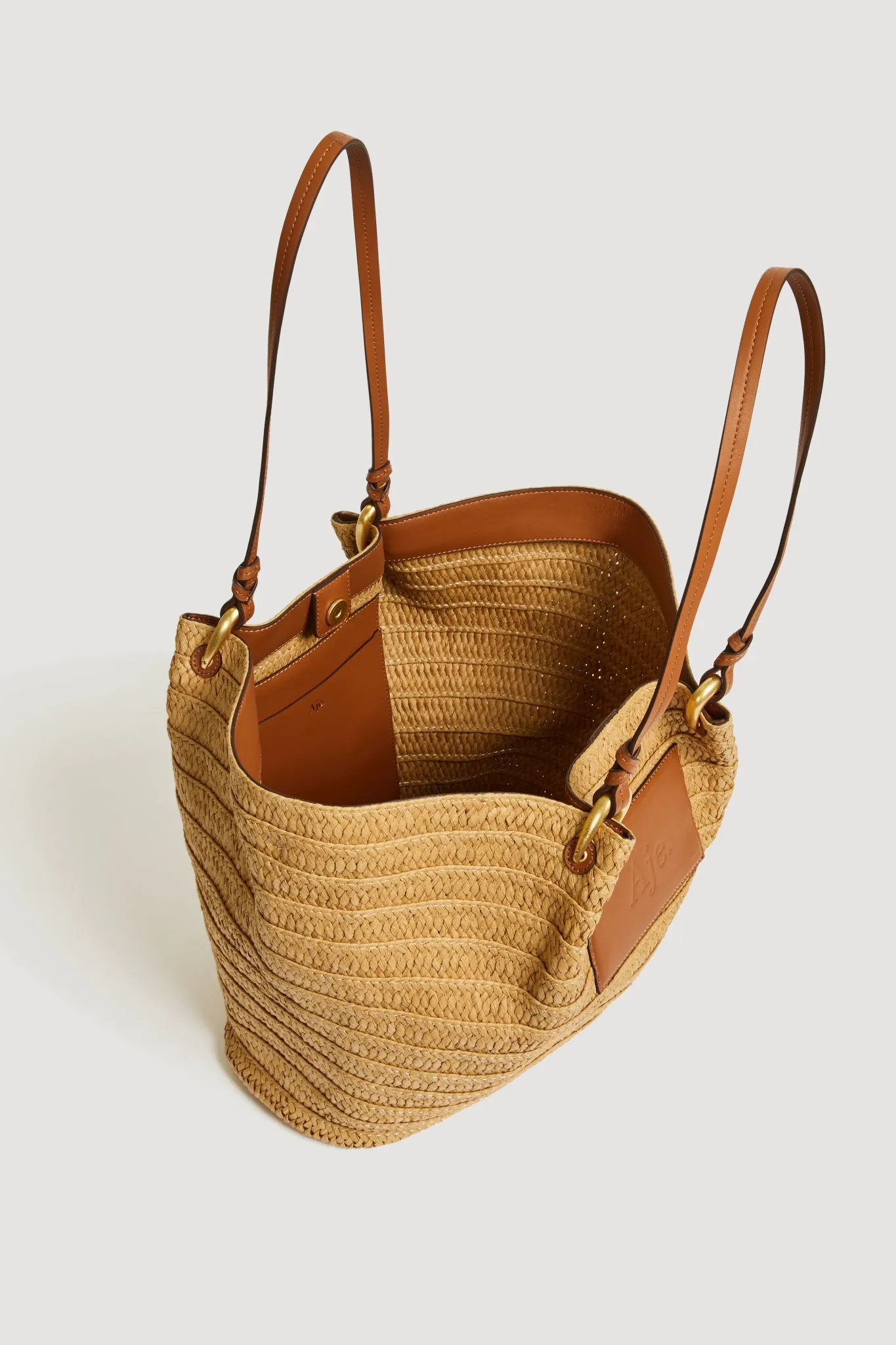Ciao Logo Raffia Tote sold by Aje product image thumbnail 2
