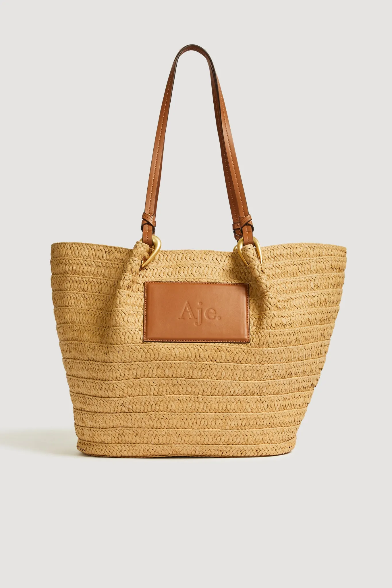 Ciao Logo Raffia Tote sold by Aje