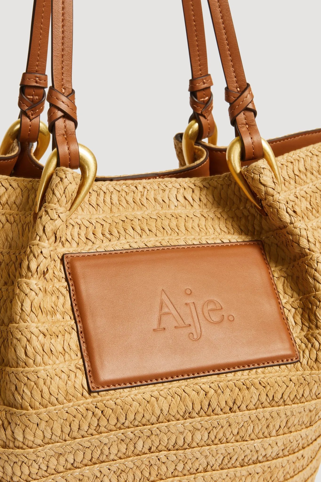 Ciao Logo Raffia Tote sold by Aje product image thumbnail 3