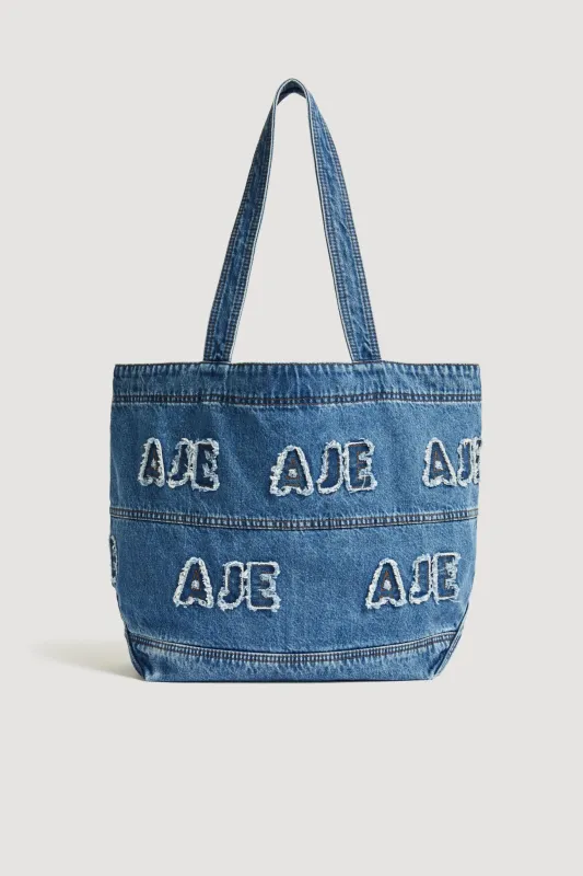 Electra Denim Tote sold by Aje