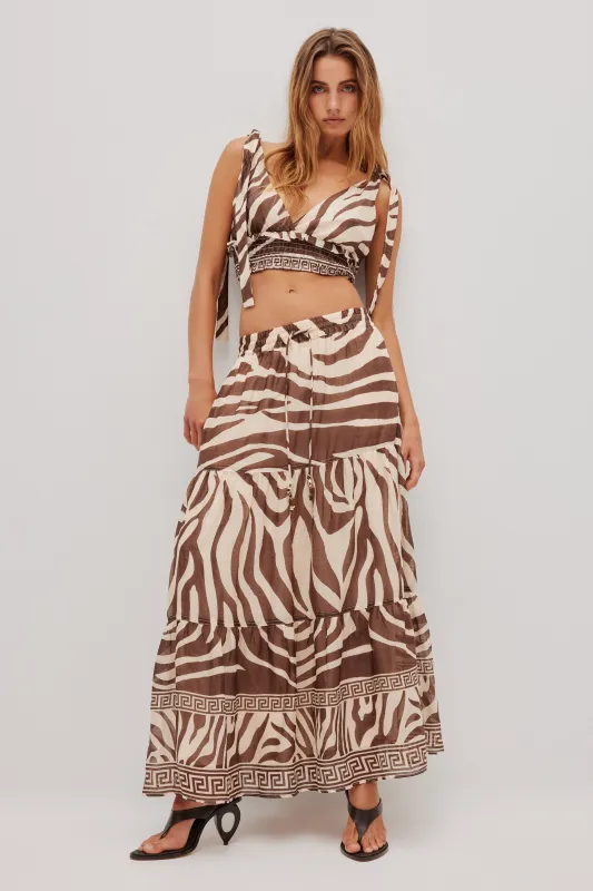 Renley Maxi Skirt sold by Aje