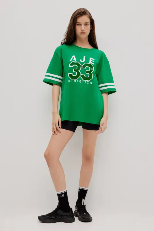 Wild Varsity Tee 102 sold by Aje