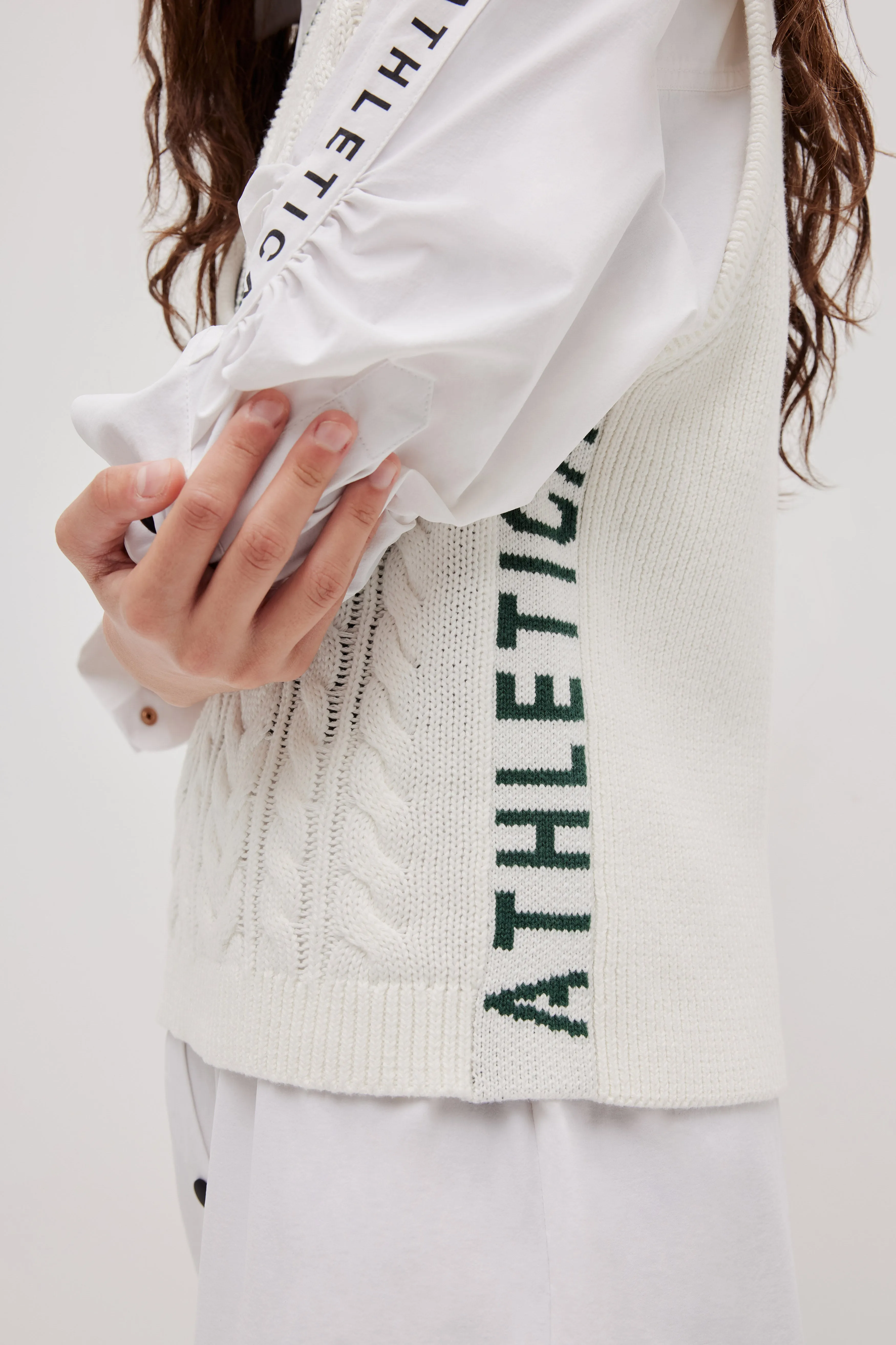 V-Neck Knit Vest 170 sold by Aje product image thumbnail 4