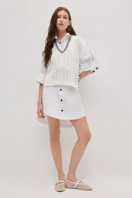 V-Neck Knit Vest 170 sold by Aje