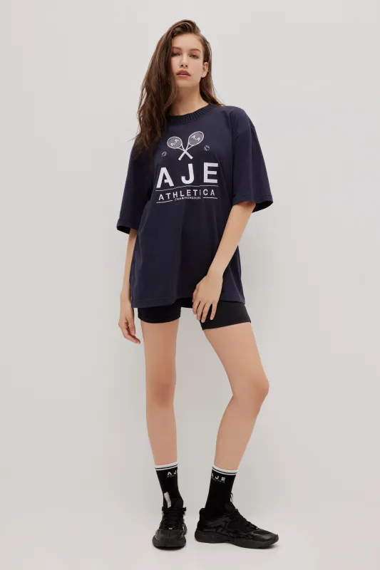 Courts Logo Tee 102 sold by Aje