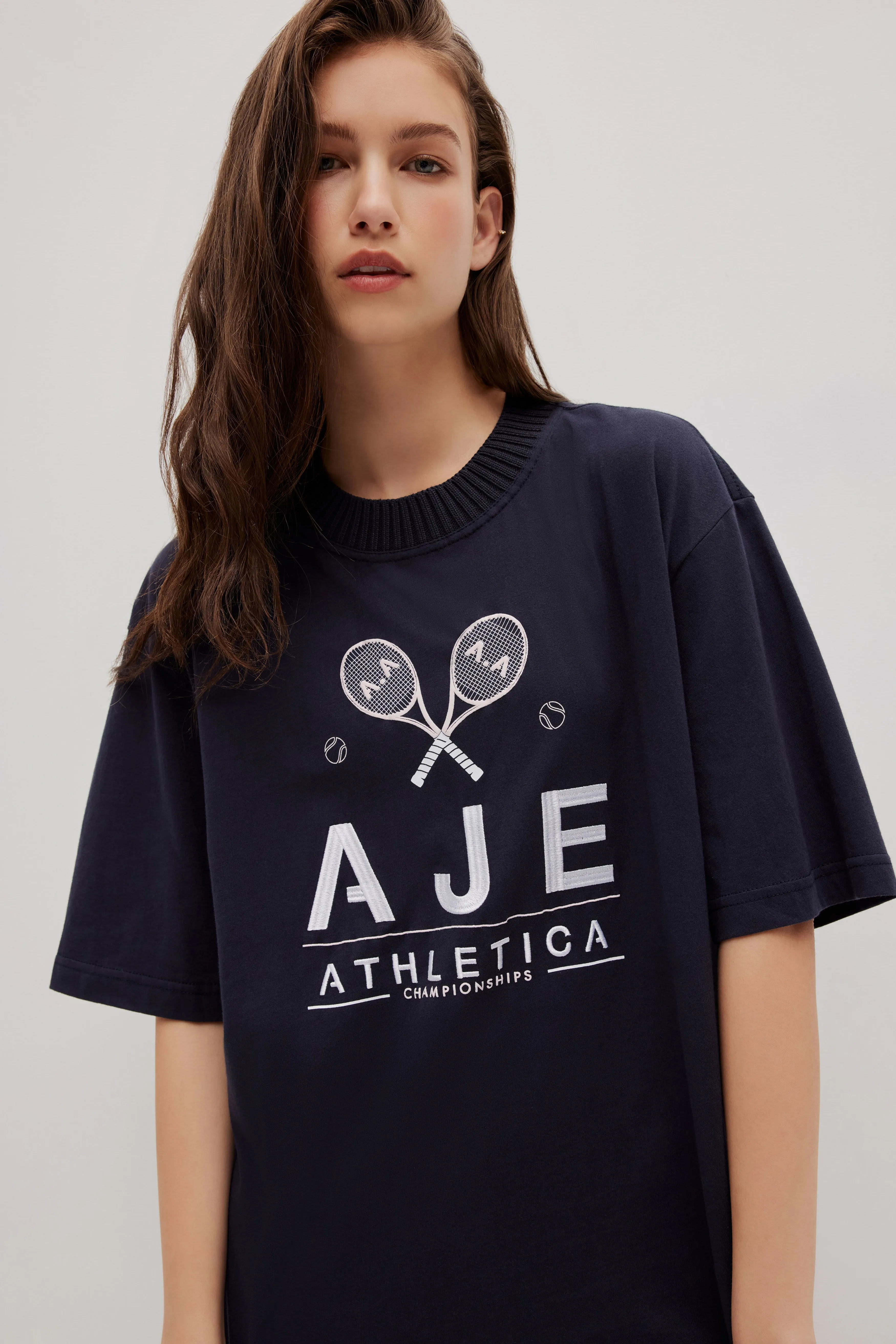 Courts Logo Tee 102 sold by Aje product image thumbnail 4