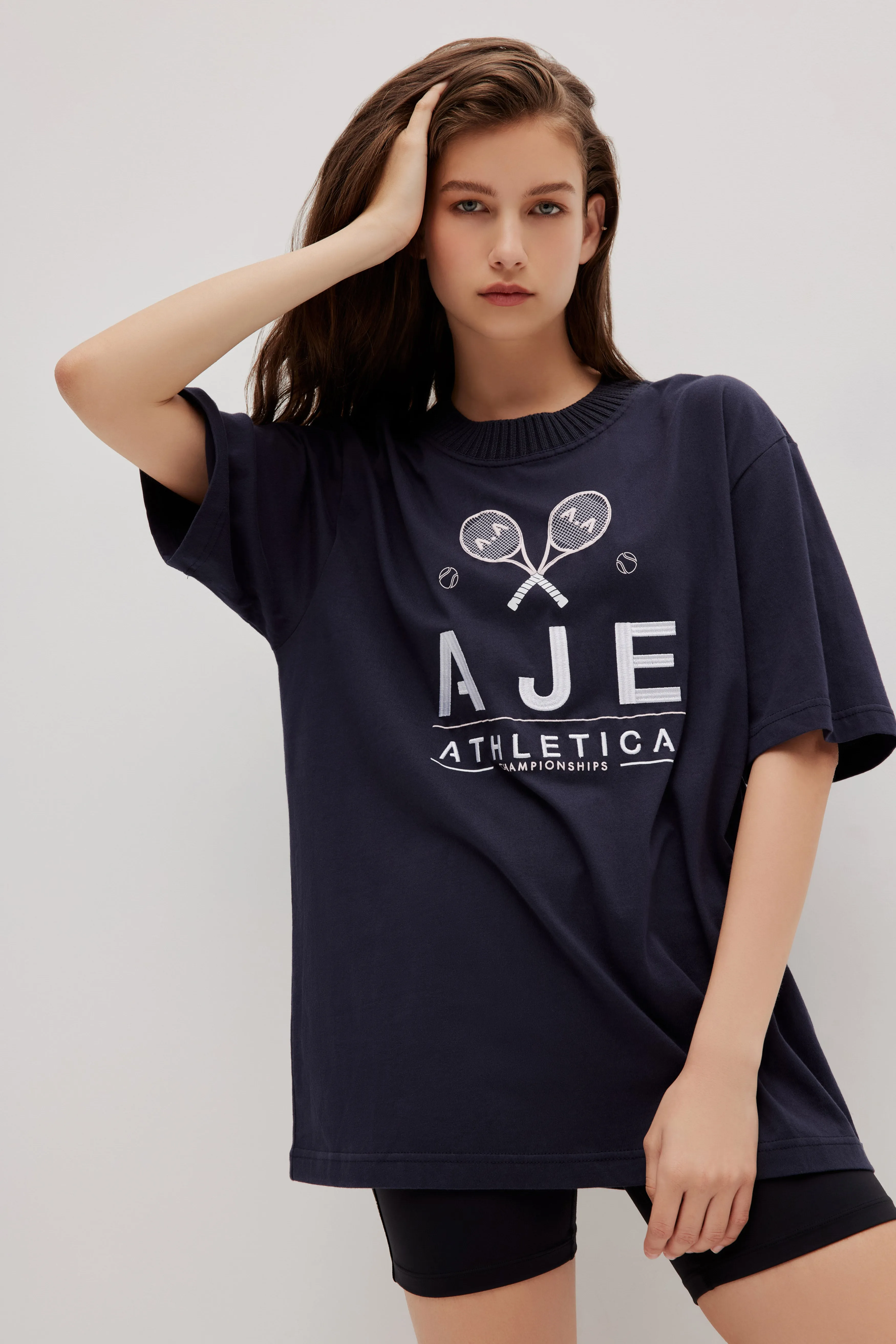 Courts Logo Tee 102 sold by Aje product image thumbnail 3