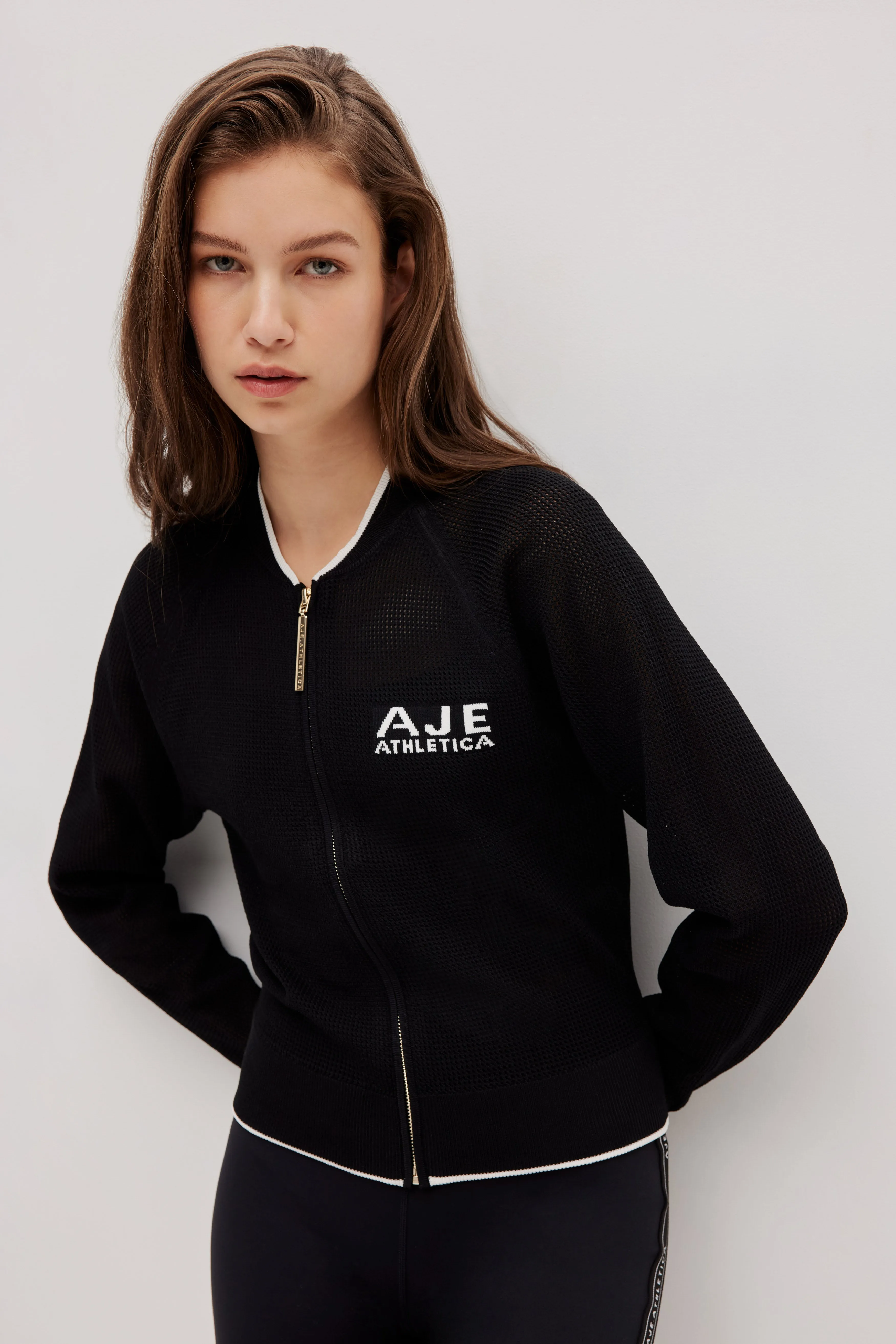 Open Knit Zip Jacket 168 sold by Aje product image thumbnail 3