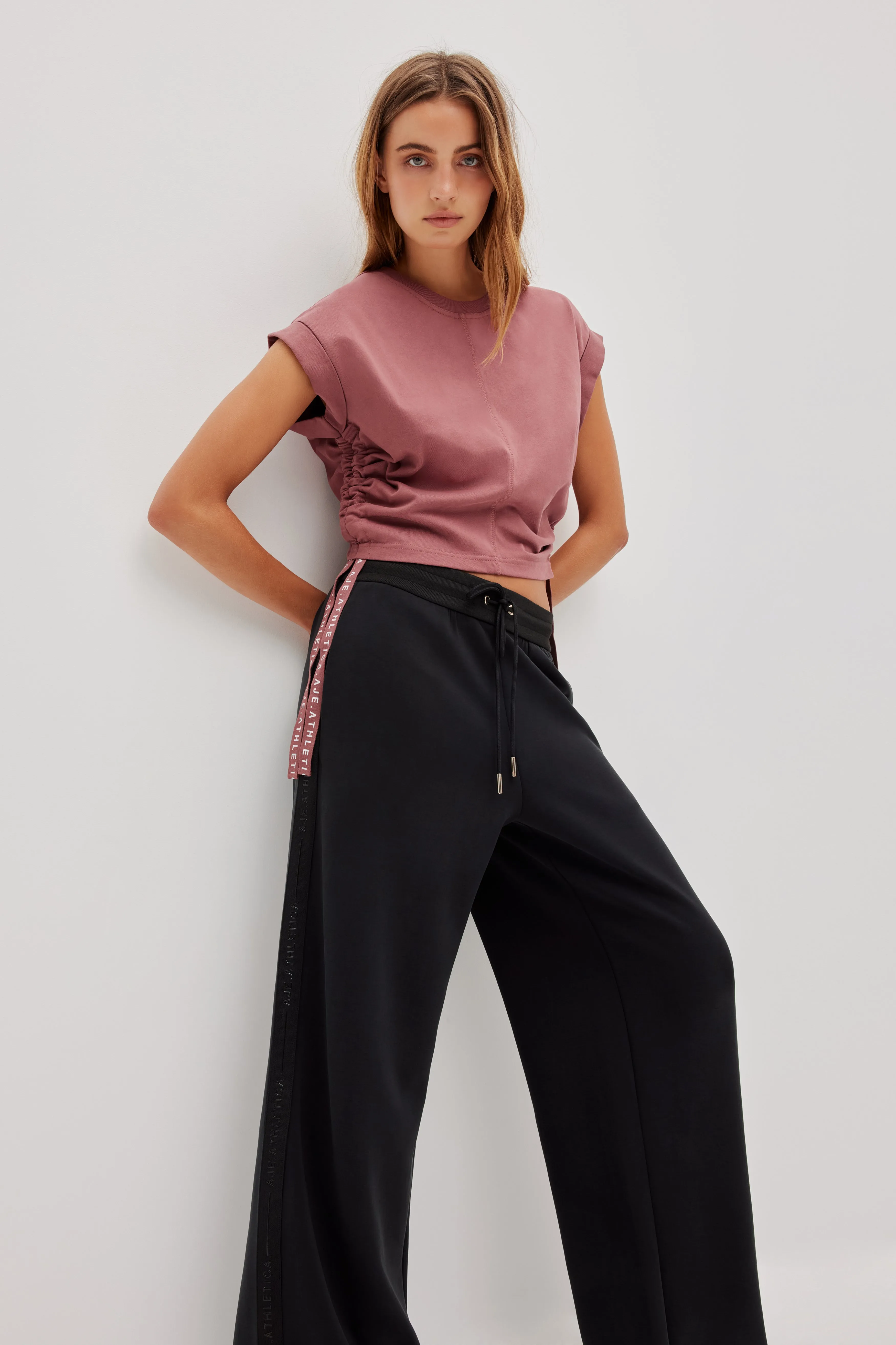 Logotape Zip Trackpants 504 sold by Aje product image thumbnail 3