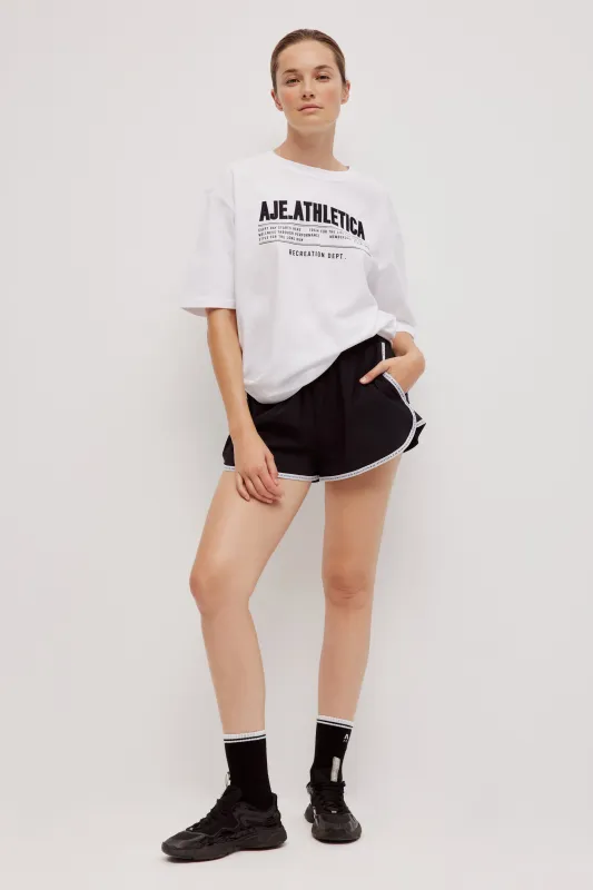 Logo Tape Running Short 643 sold by Aje