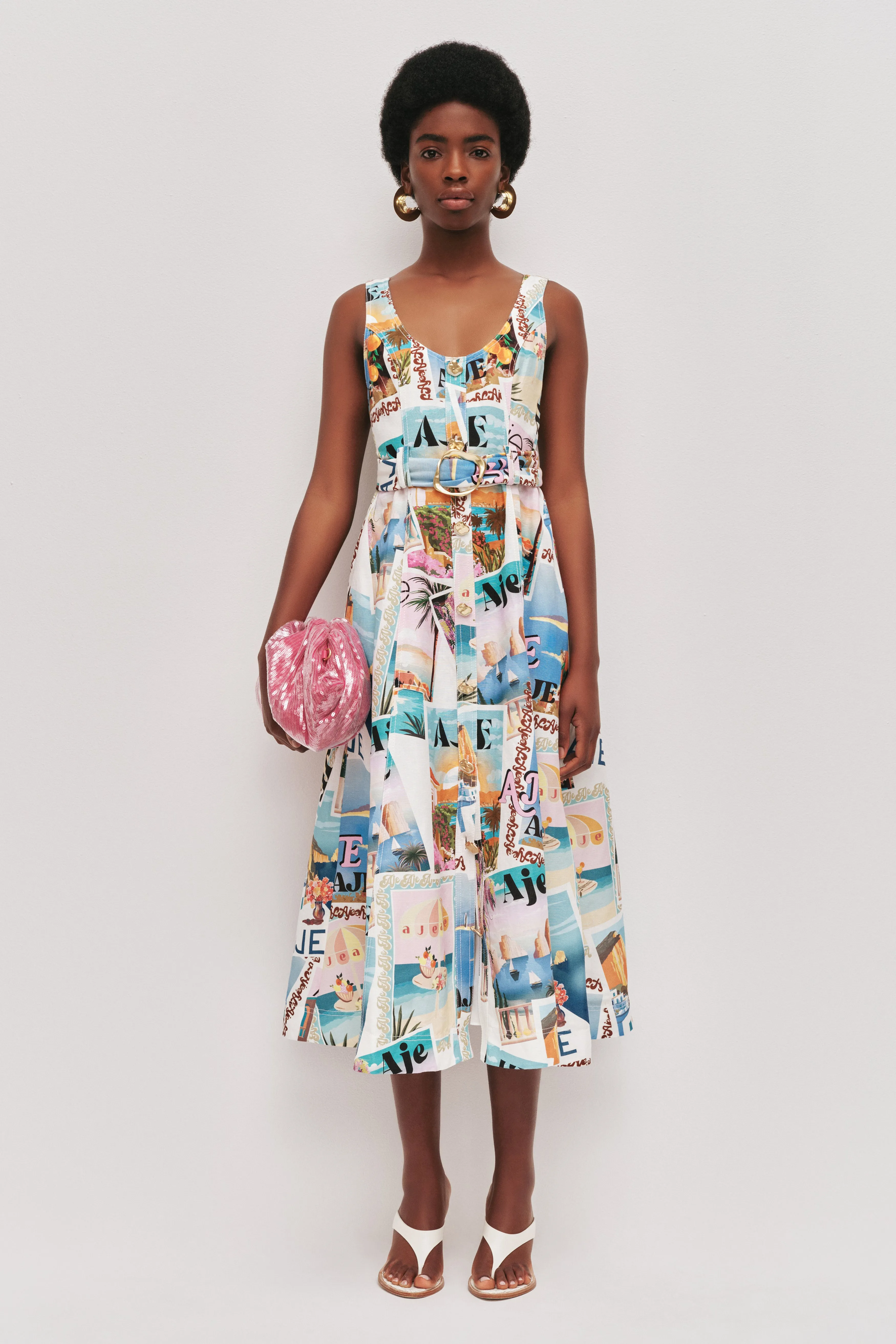 Leonie Midi Dress sold by Aje