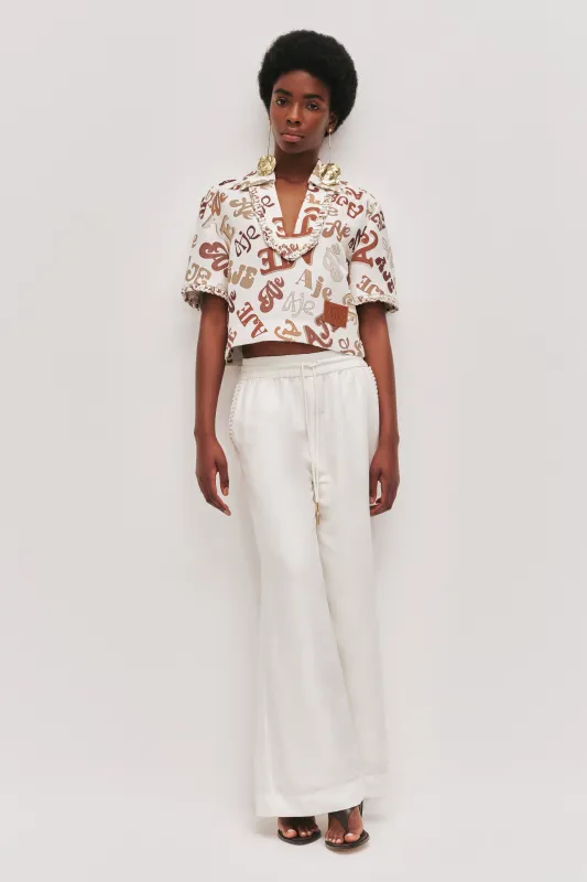 Tropez Crop Shirt sold by Aje