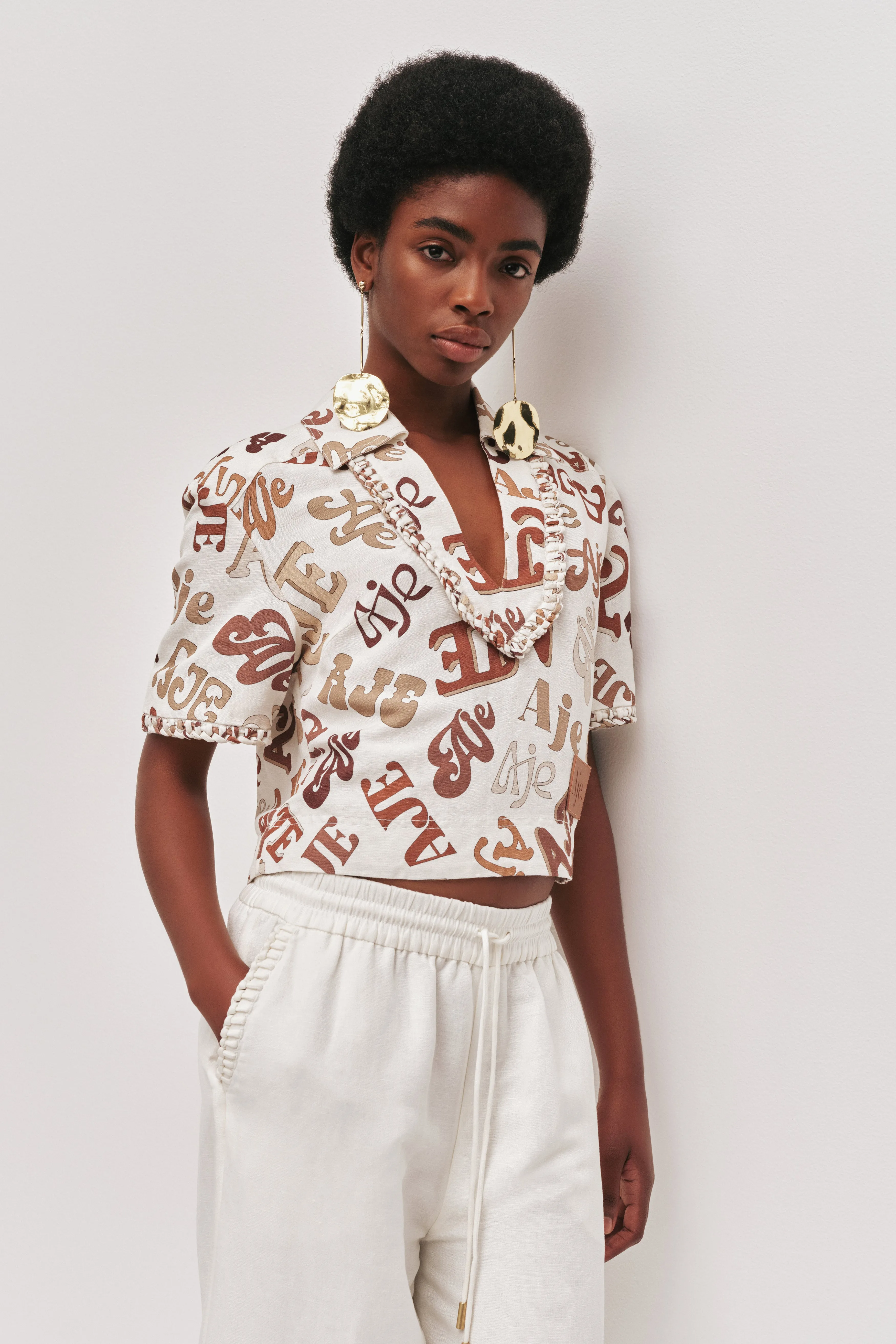 Tropez Crop Shirt sold by Aje product image thumbnail 4