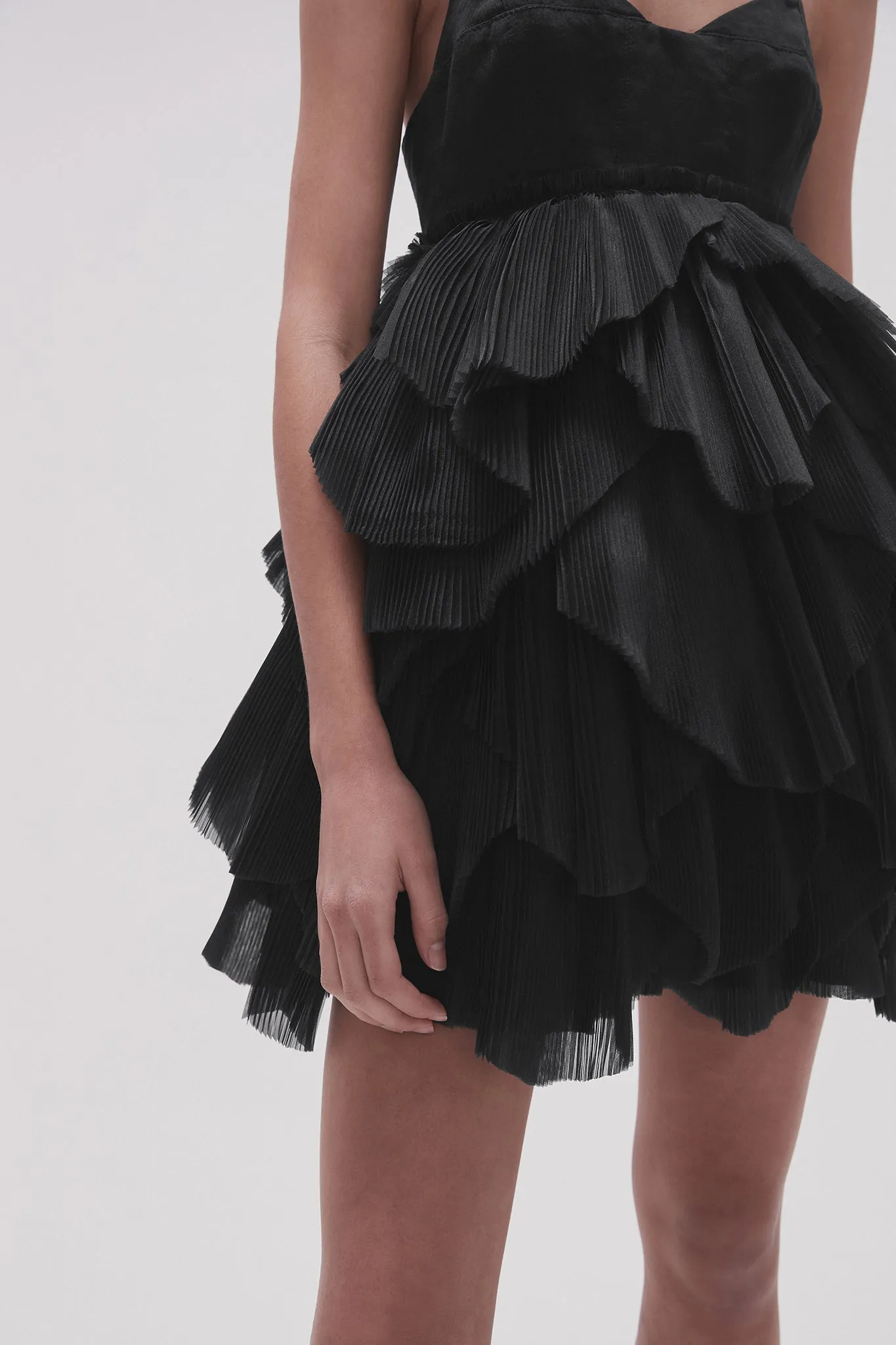 Elsie Pleat Mini Dress sold by Aje product image thumbnail 3