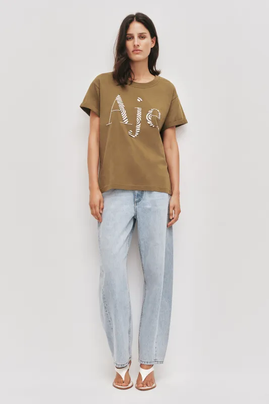 Core Raffia Logo Tee sold by Aje