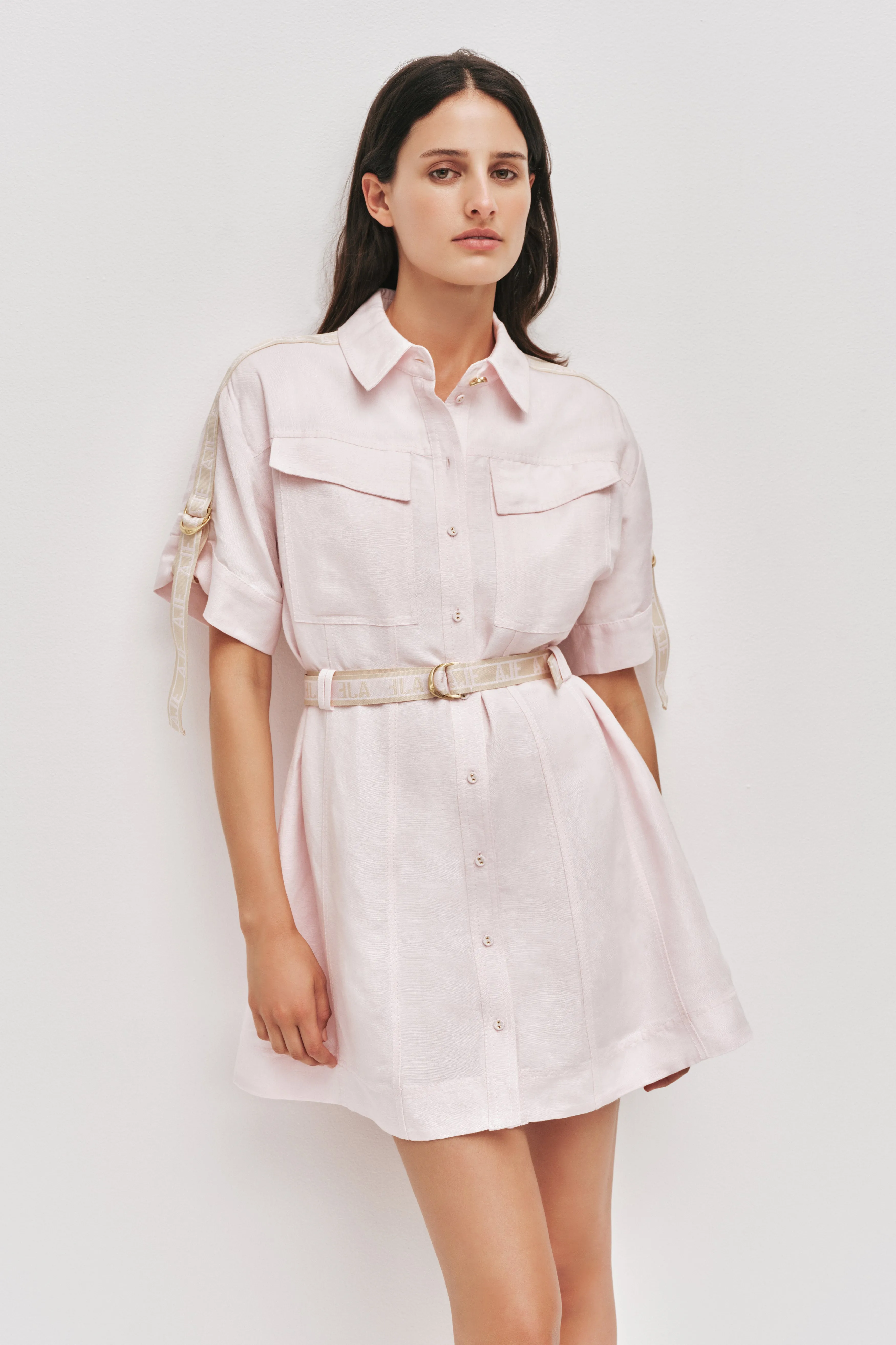 Imogen Logo Mini Dress sold by Aje product image thumbnail 3